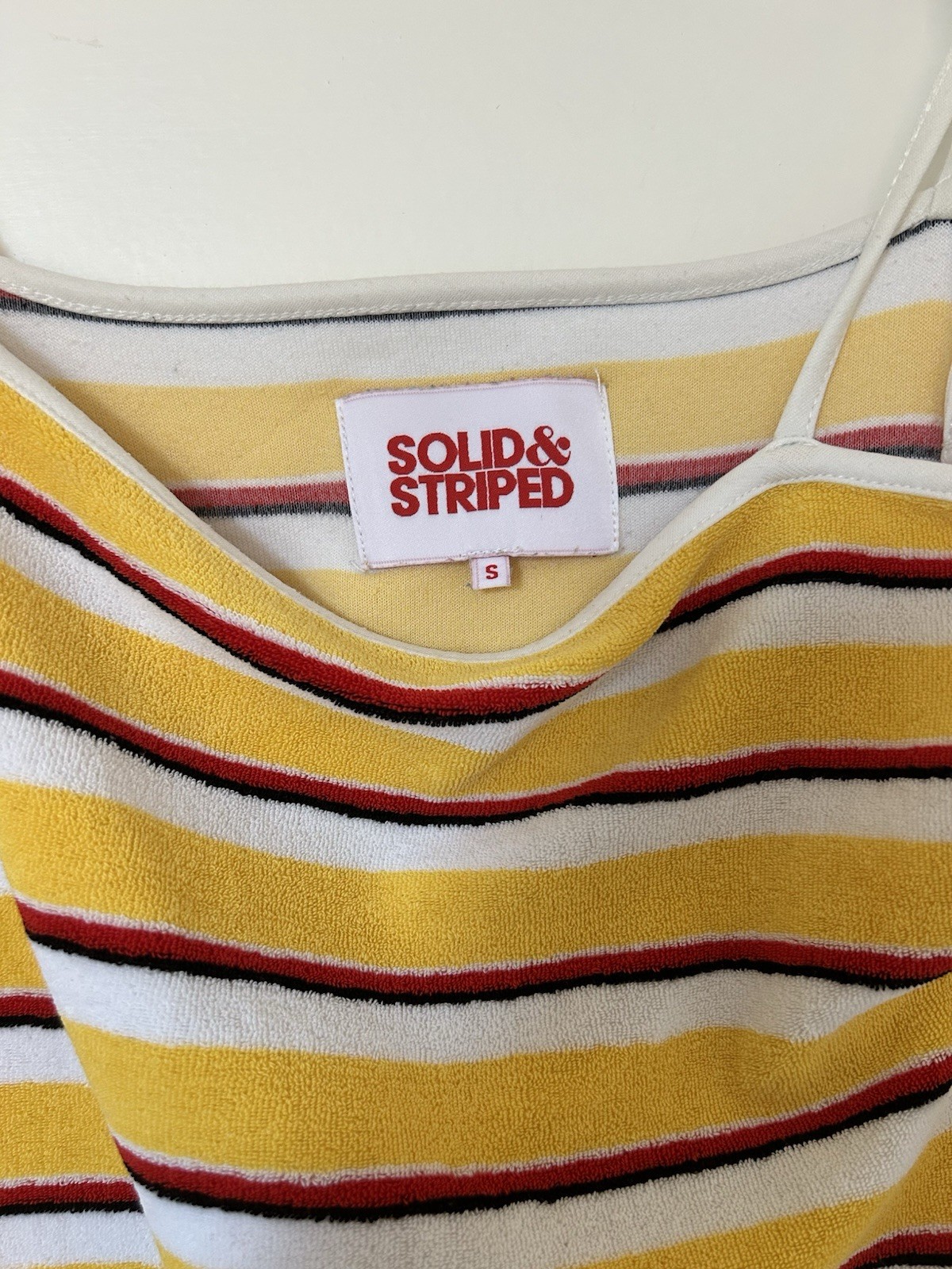 Solid & Striped Towelling Mini Dress