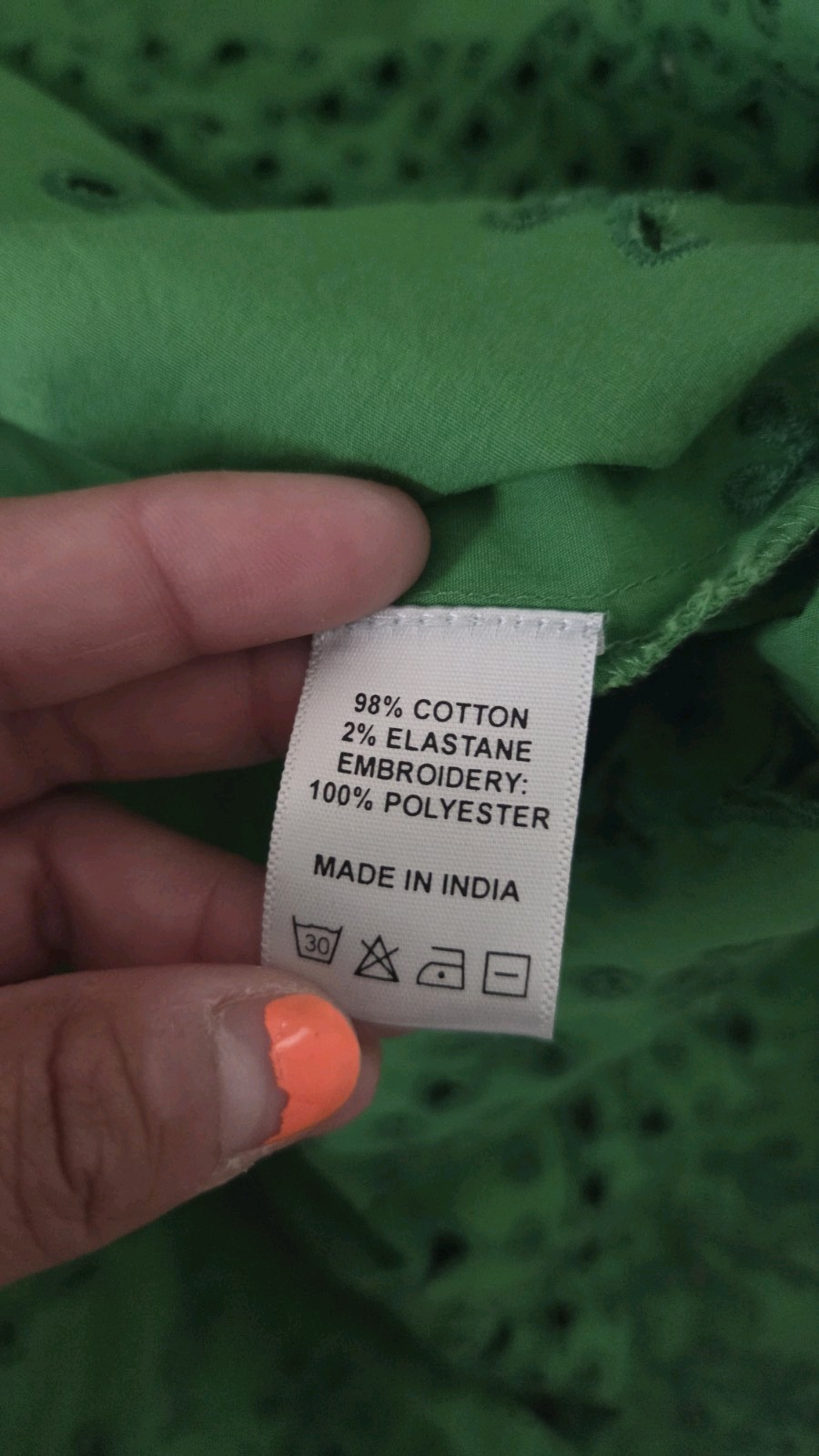 Womens Jude Connally Green Floral Eyelet Hazel Dress Sz XL Preppy Spring Easter