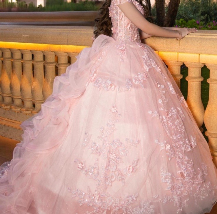 Pink quinceañera gown