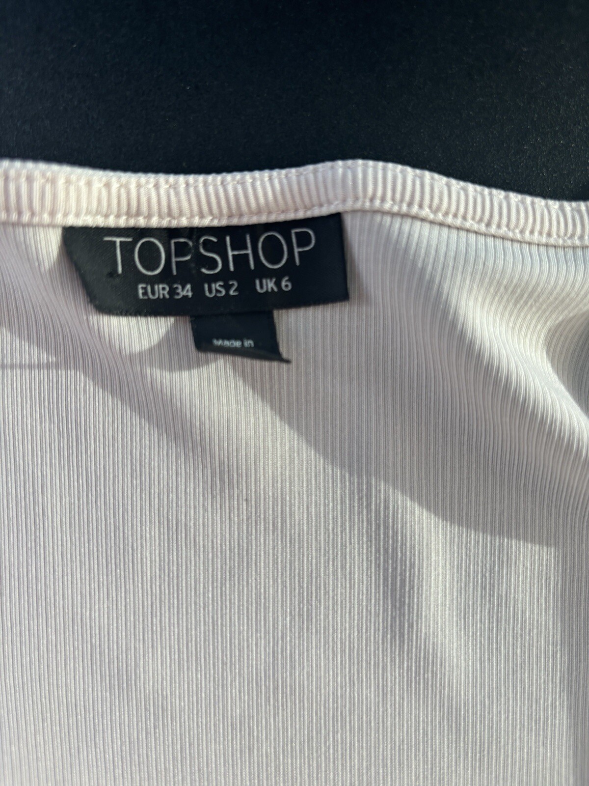 Topshop Waist Tie Belt V-Neck Ruffle Trim Short Sleeves Wrap Dress Cream US 2