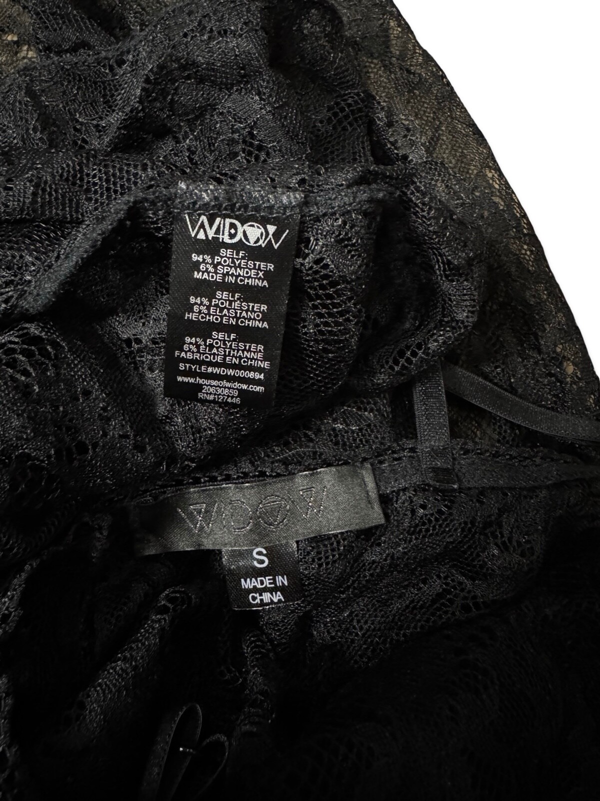 Widow Goth Sexy Lace Punk Rave Vampire Witch Midnight Hour Slip Black Dress