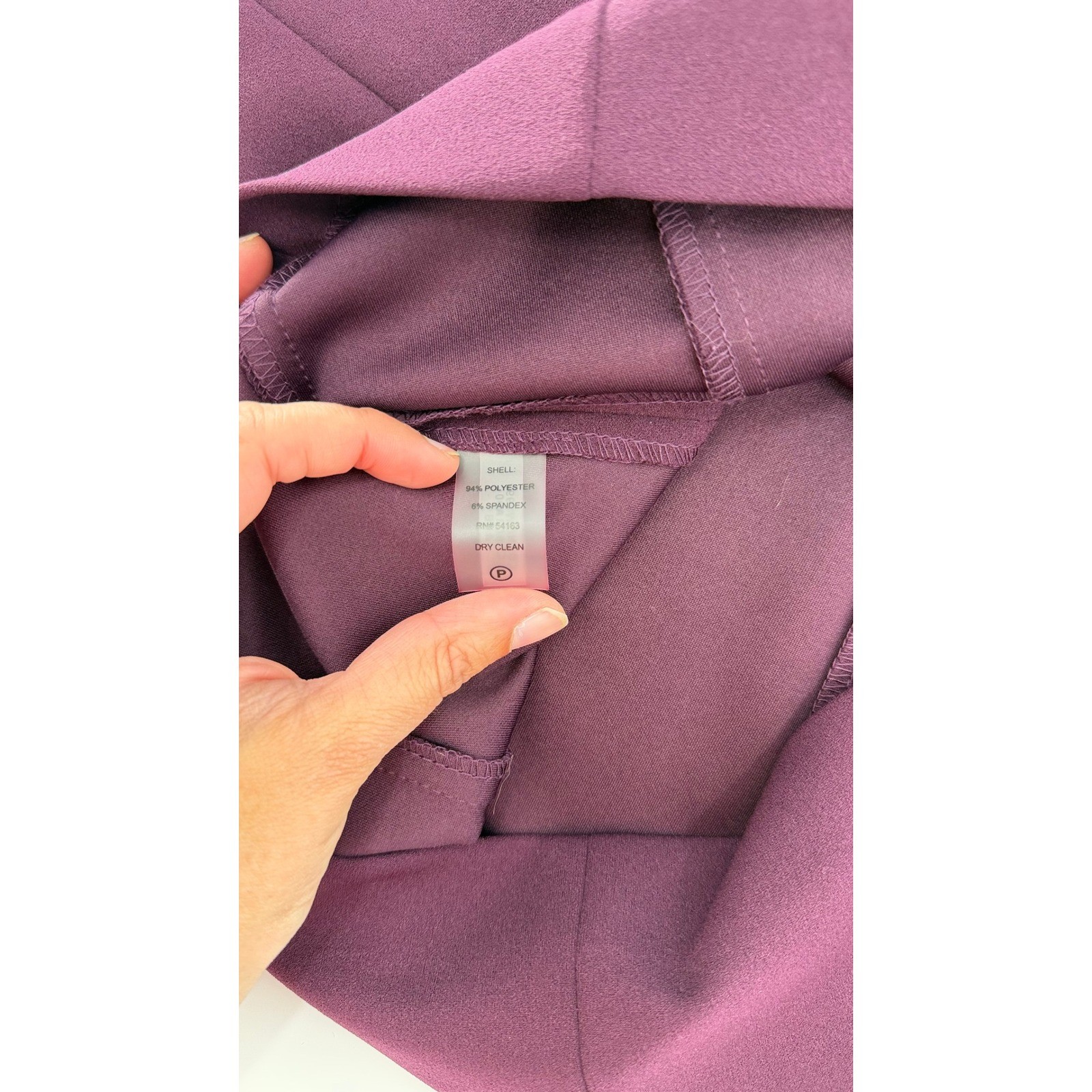 Calvin Klein Professional Classic Purple Sheath Dress Size 14 EUC Cocktail Party