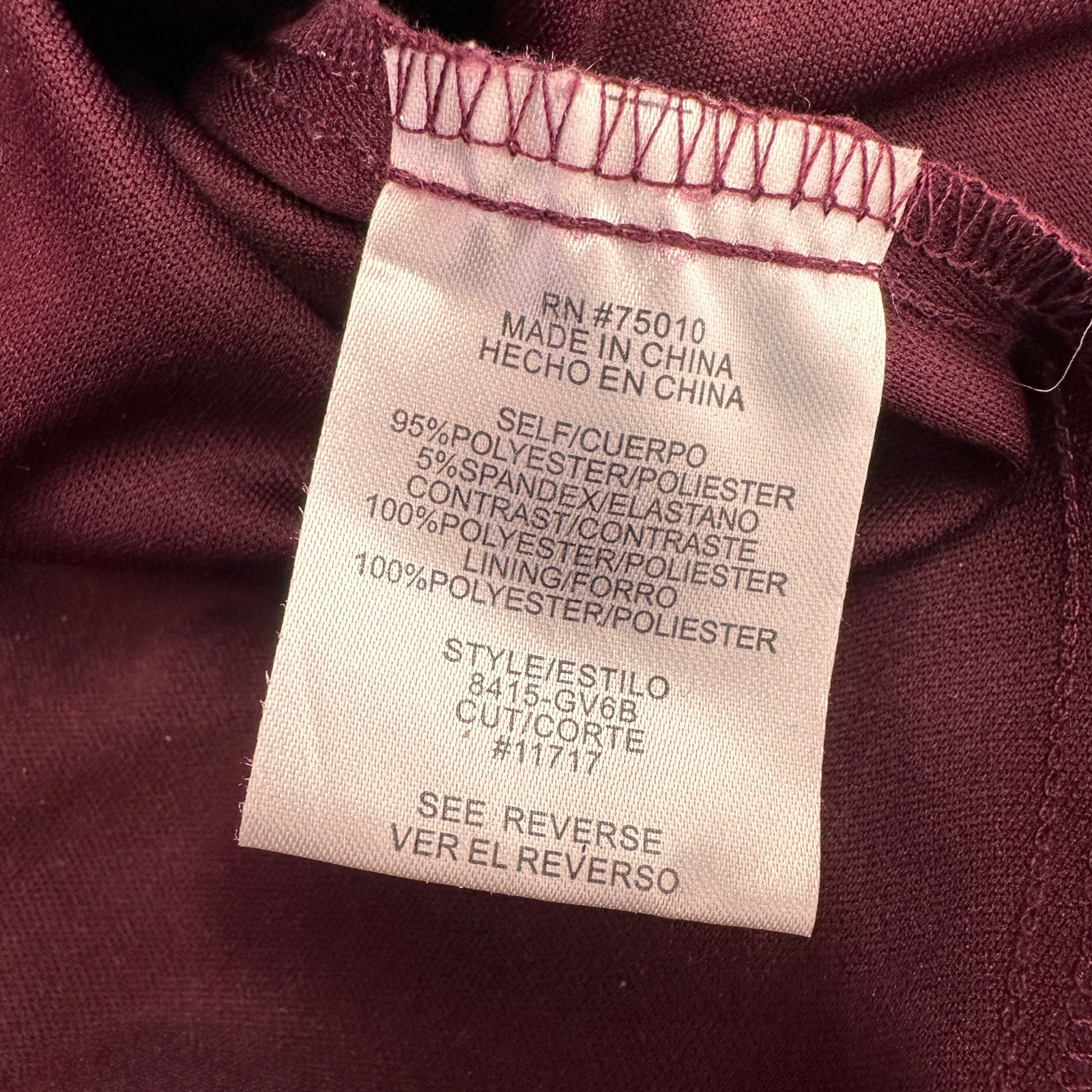 TLC Say Yes To The Prom Maroon Halter Bling Rhinestone Dress Size 5