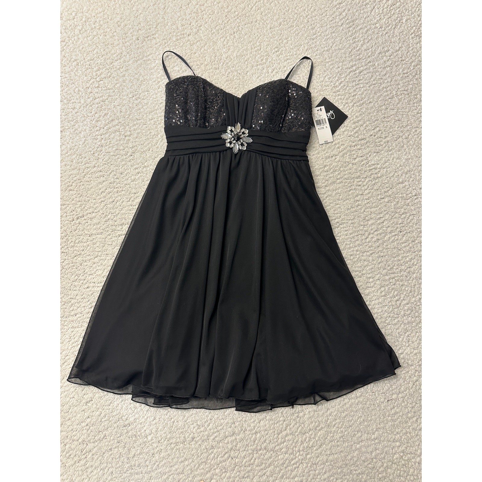NWT* By & By Womens Mesh Mix Up Dress Size 5 Juniors Fit