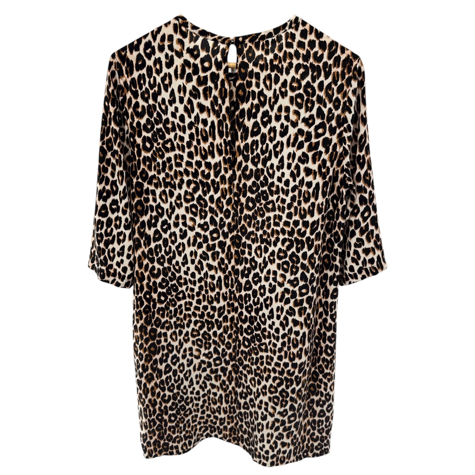 Equipment Aubrey 100% Silk Leopard Print Mini Dress Medium Revolve Animal Print