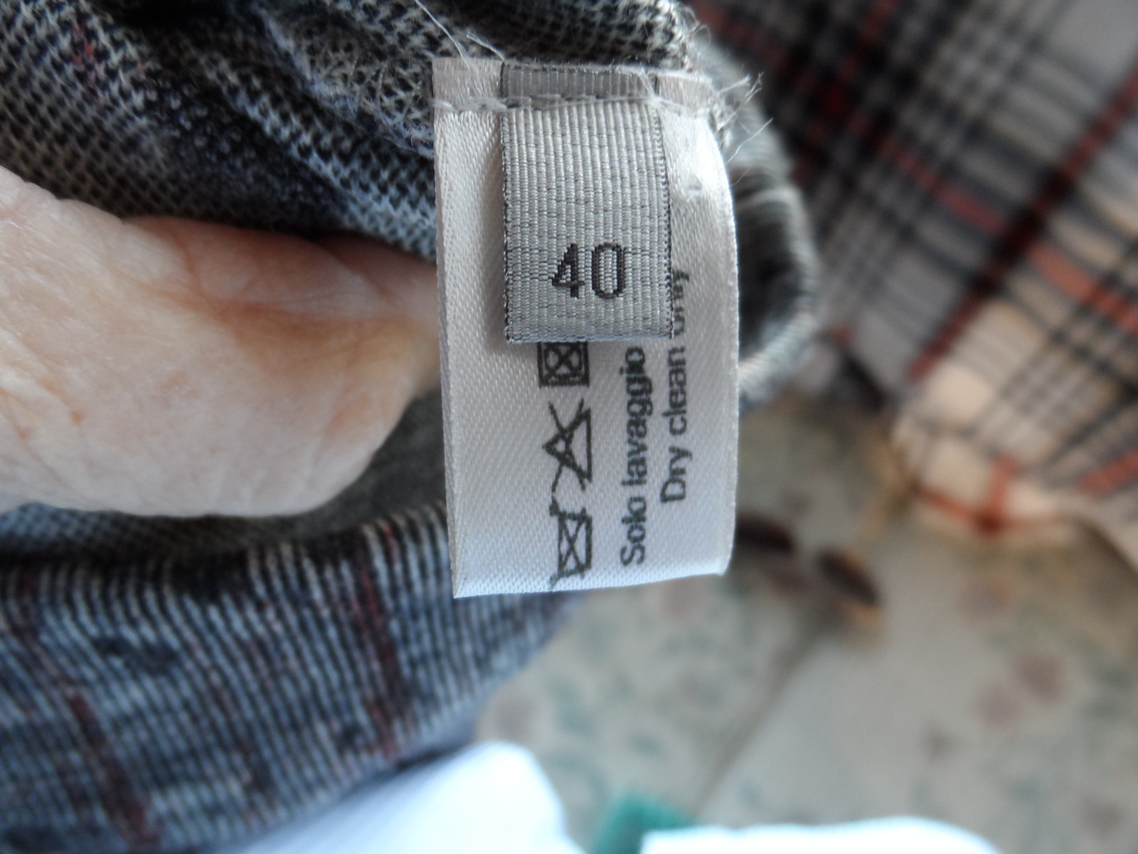 Bottega Veneta Gray Abstract Print Wool Knit Sheath Dress Size IT 40- US 4