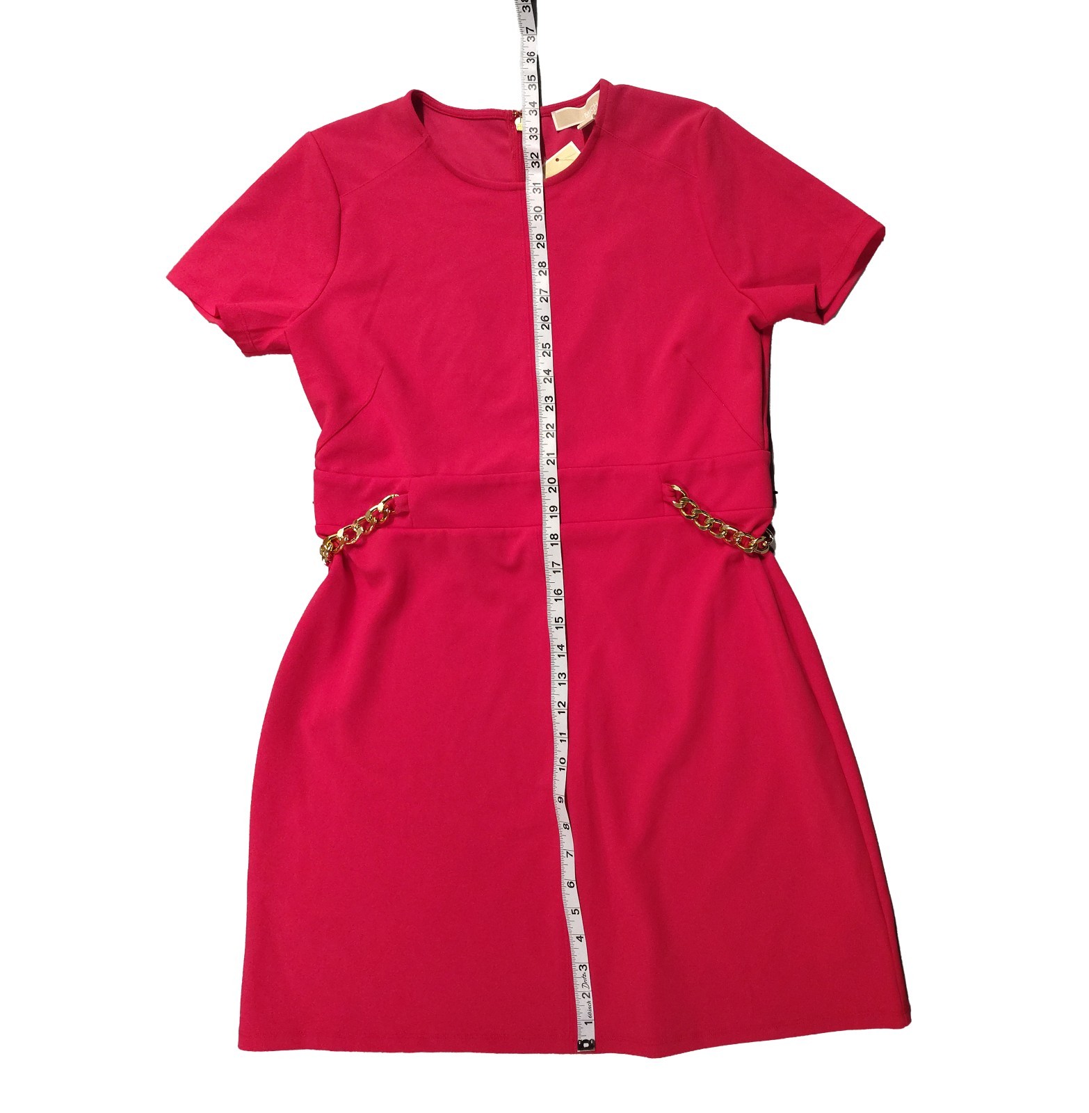 Michael Kors Womens Scuba Hardware Mini Sheath Dress