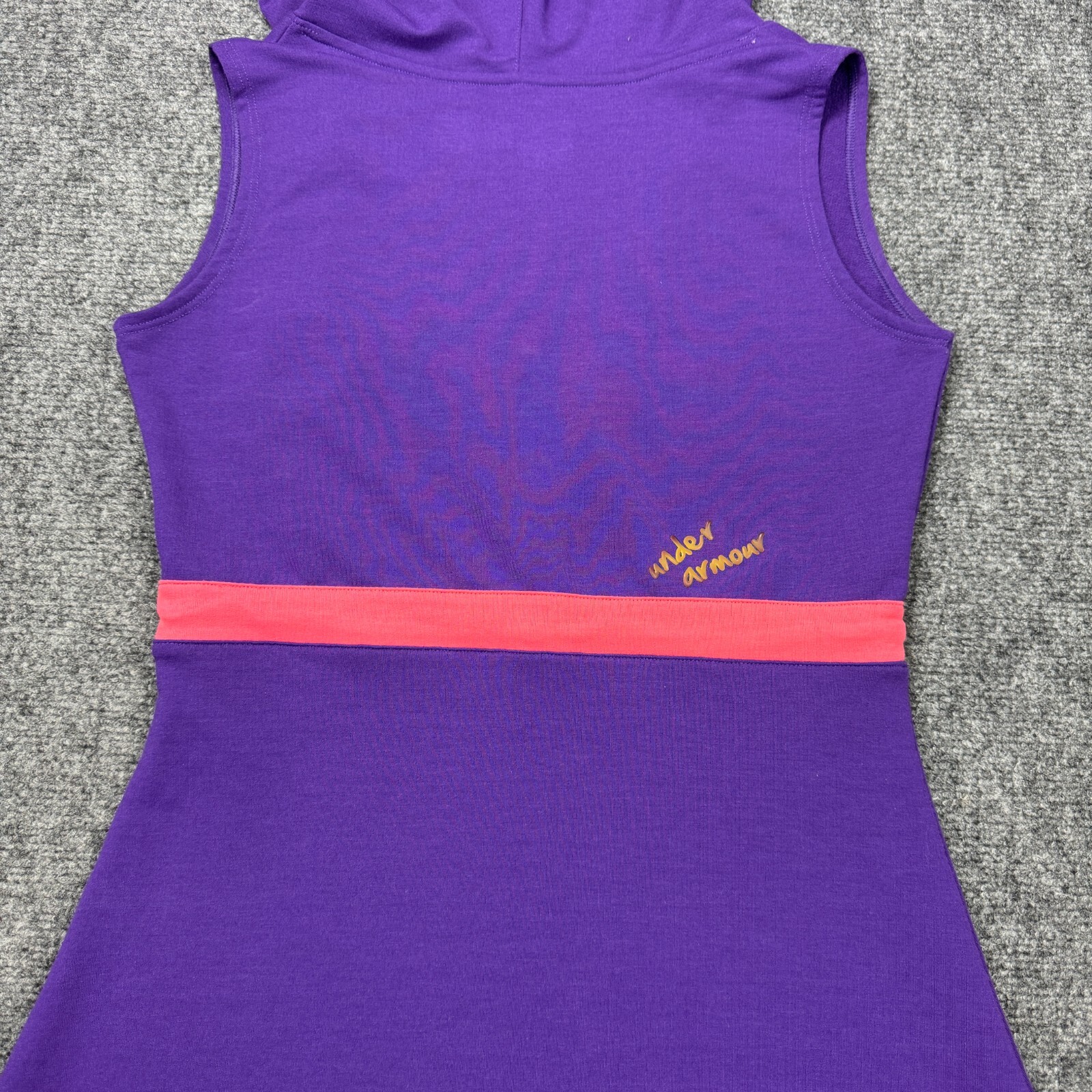Under Armour Cover Up Womens Extra Small Purple Hoodie Tunic Coverup Dress