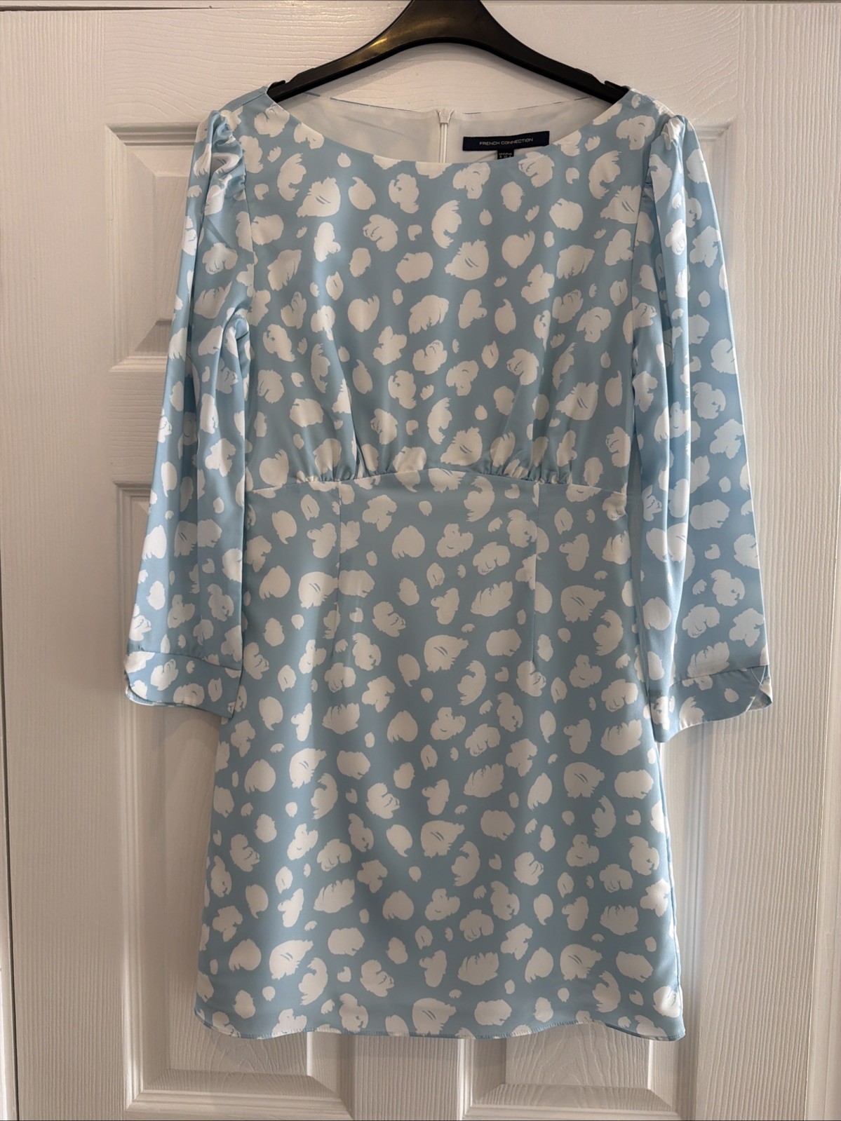 French Connection Forget Me Not Amee Courtney Fully Lined Cloud Dress Size 16