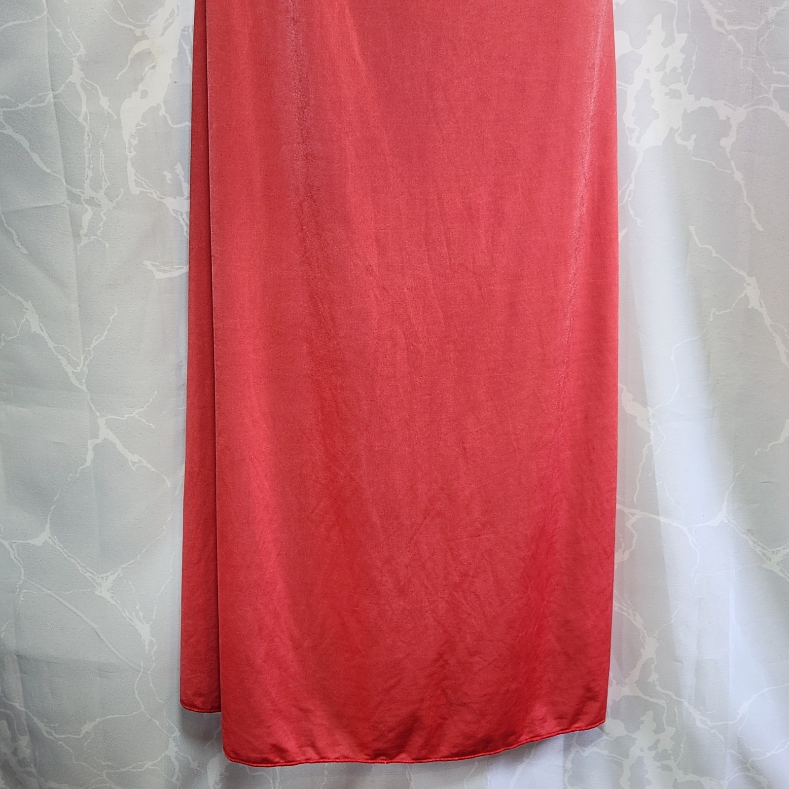 Sincerely Jules Halter Cowl Neck Maxi Dress Women’s XL Red Bodycon Open Back
