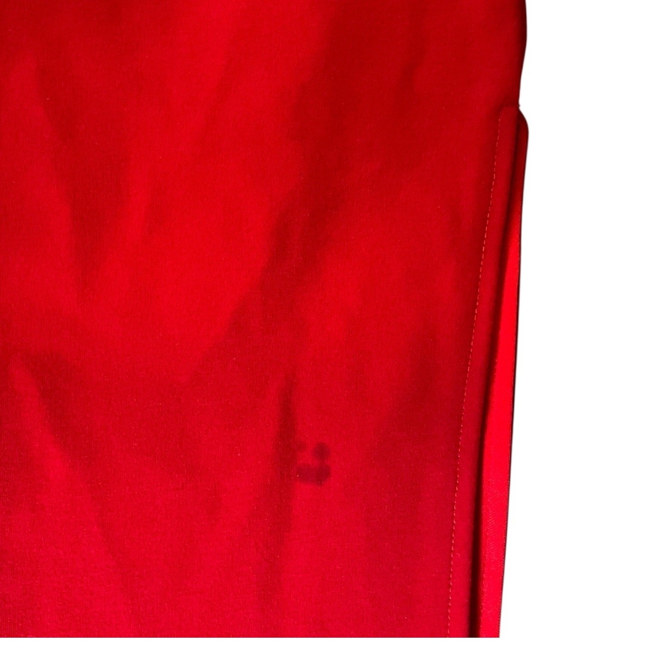 Sexy Red Bodycon Midi Dress Spaghetti Strap Gold Zipper Date Night Holiday Glam