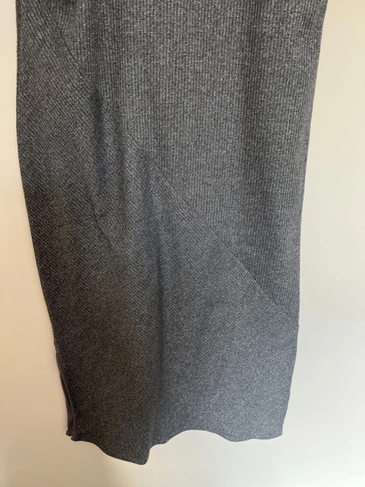 Mango Grey sparkly sleeveless dress – Size L, UK 12