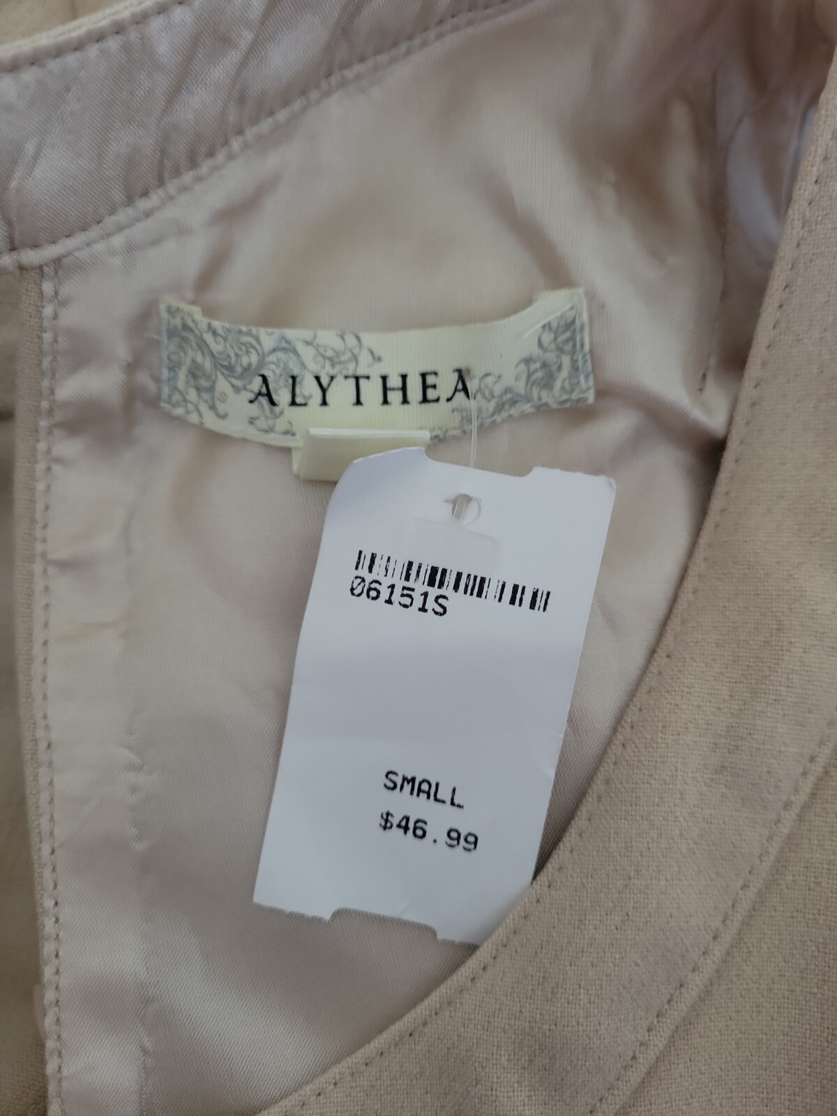 Alythea Sleeveless Dress Size Small New with Tags