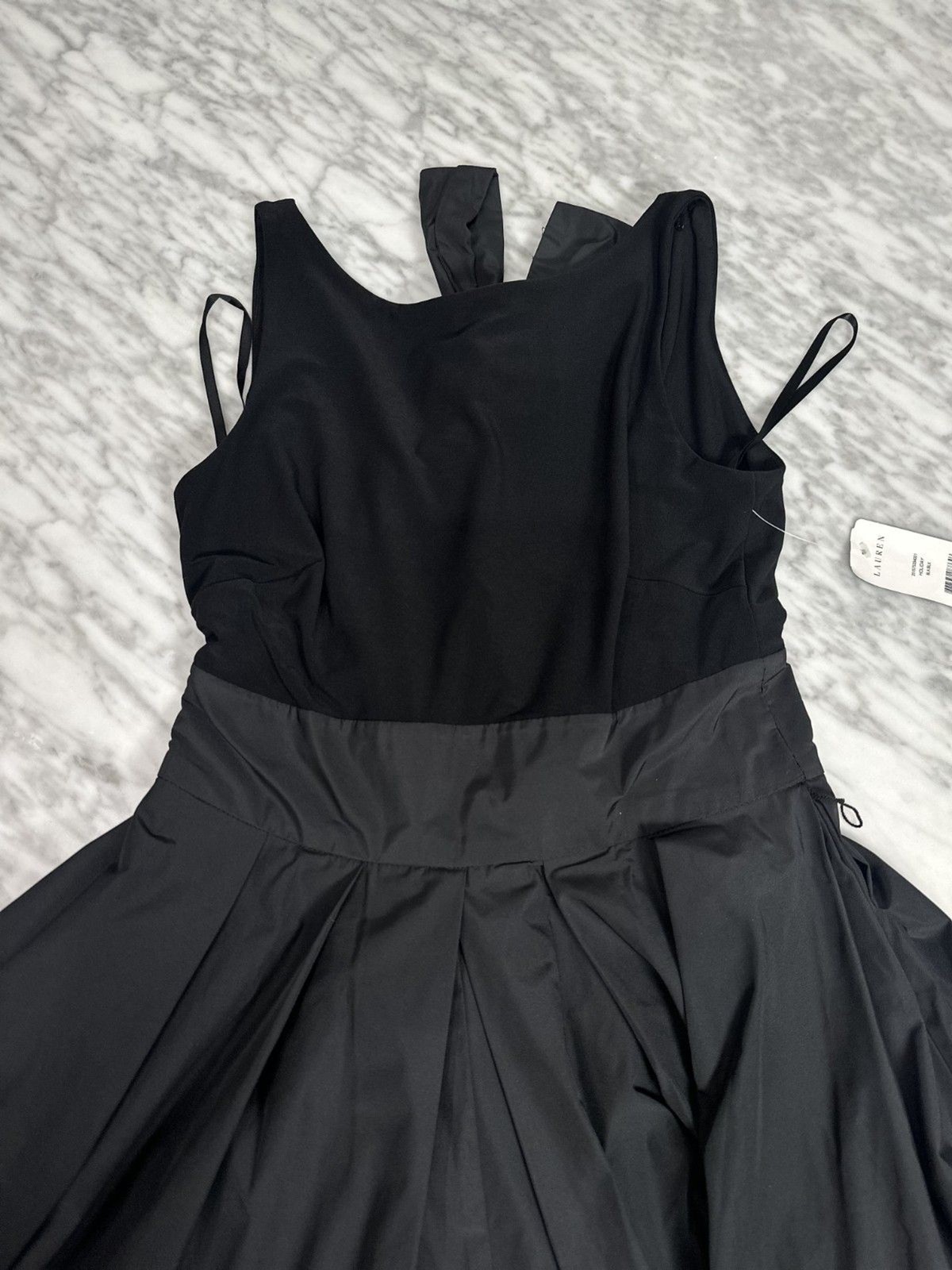 Lauren Ralph Lauren Womens Fit & Flare Any Occasion Dress Black size 4P NEW