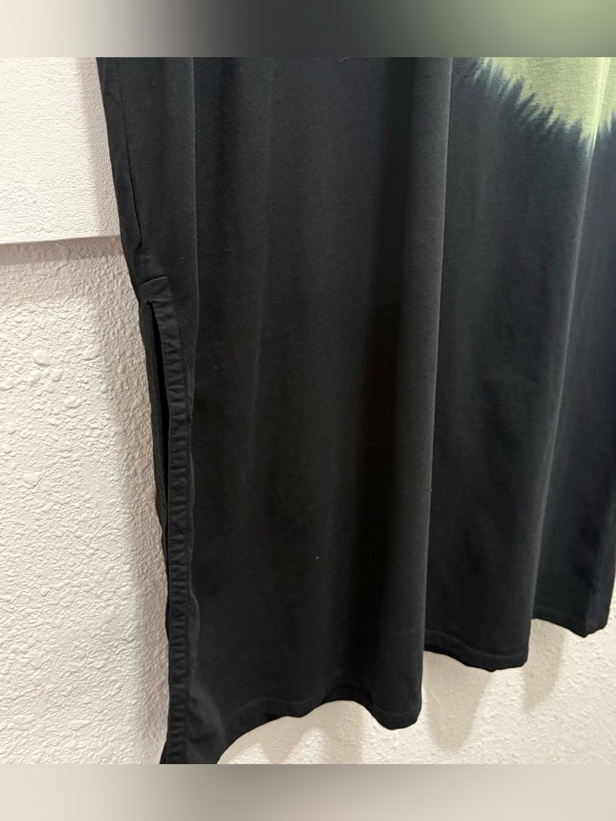 ATM Anthony Thomas Melillo Dip Dye V-Neck T-Shirt Dress – Agave Combo Size Small