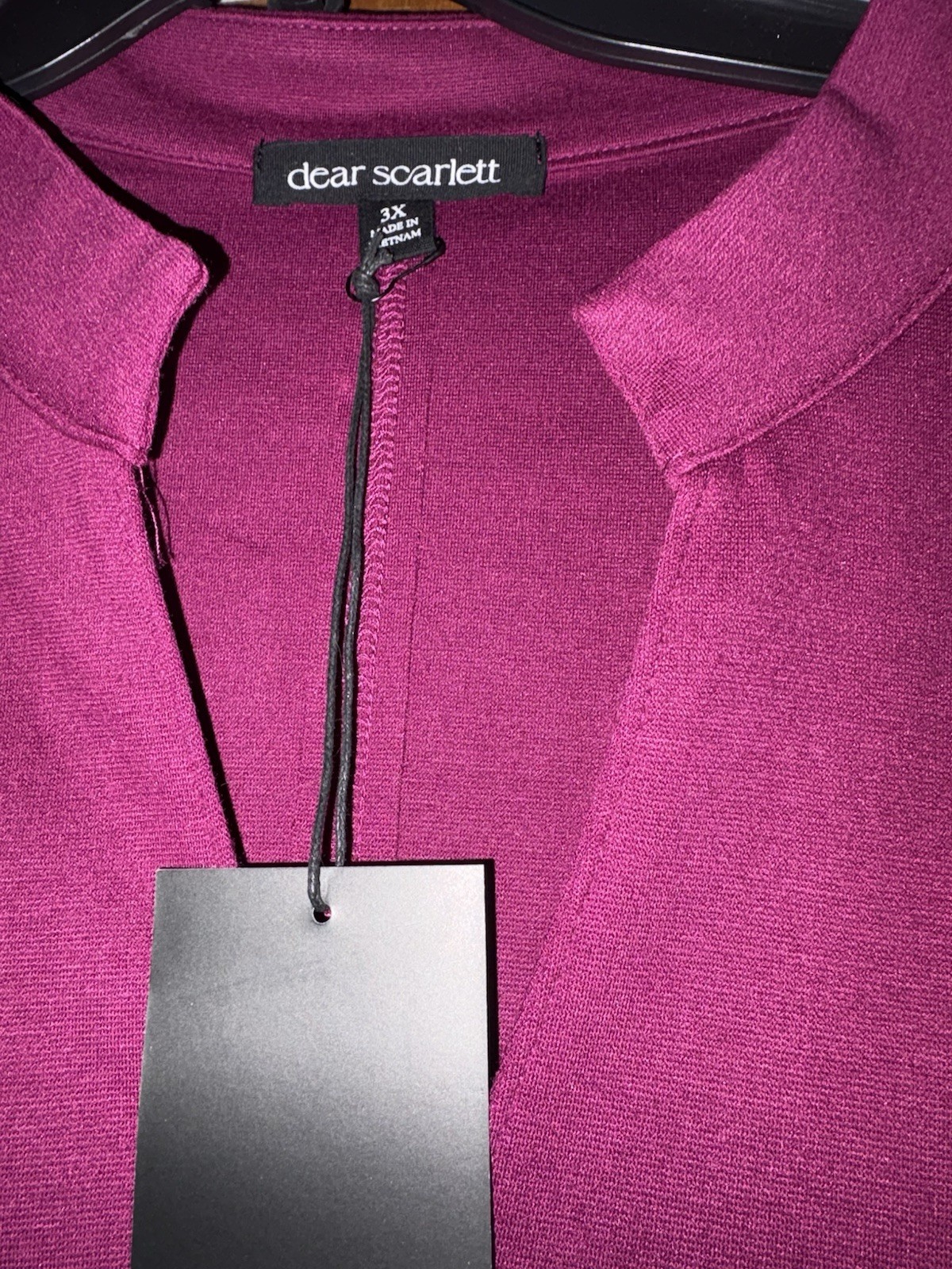 Dear Scarlett Sweatshirt Sheath Dress – Pink – Sz 3X