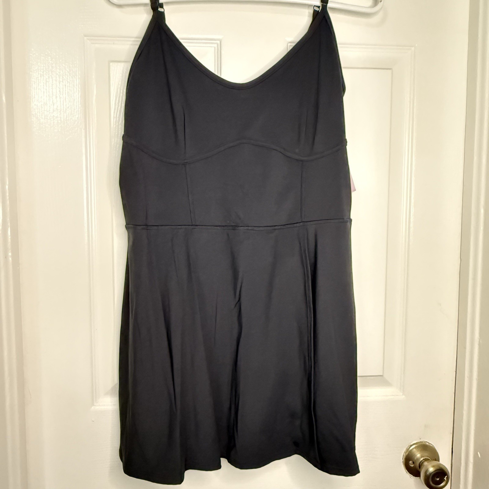 Joylab Women’s Black Moisture Wicking Standard Fit Tank Dress Size XXL NWT