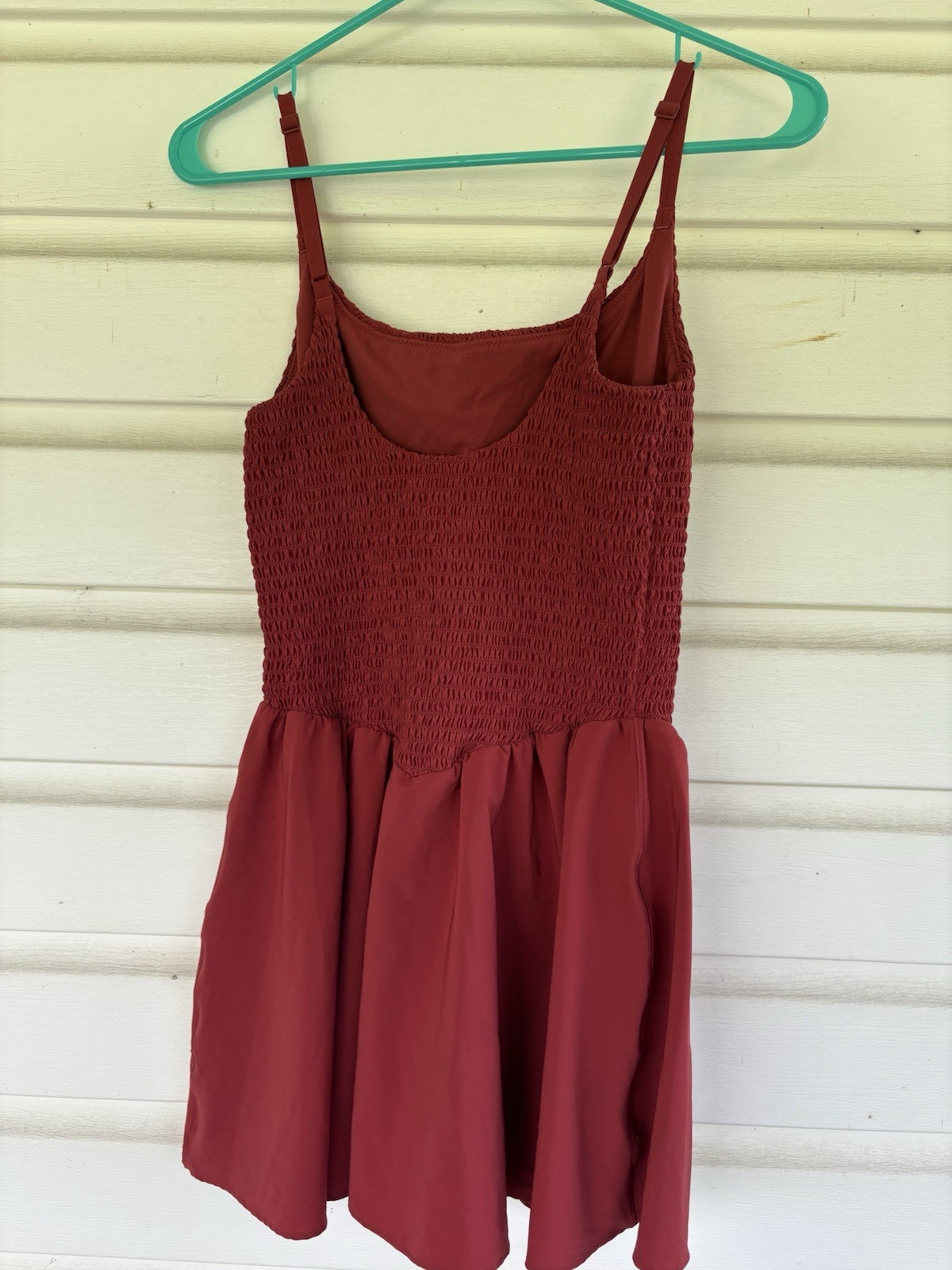 Offline by Aerie REAL Me Womens Athletic Mini Dress Skort Size S Red