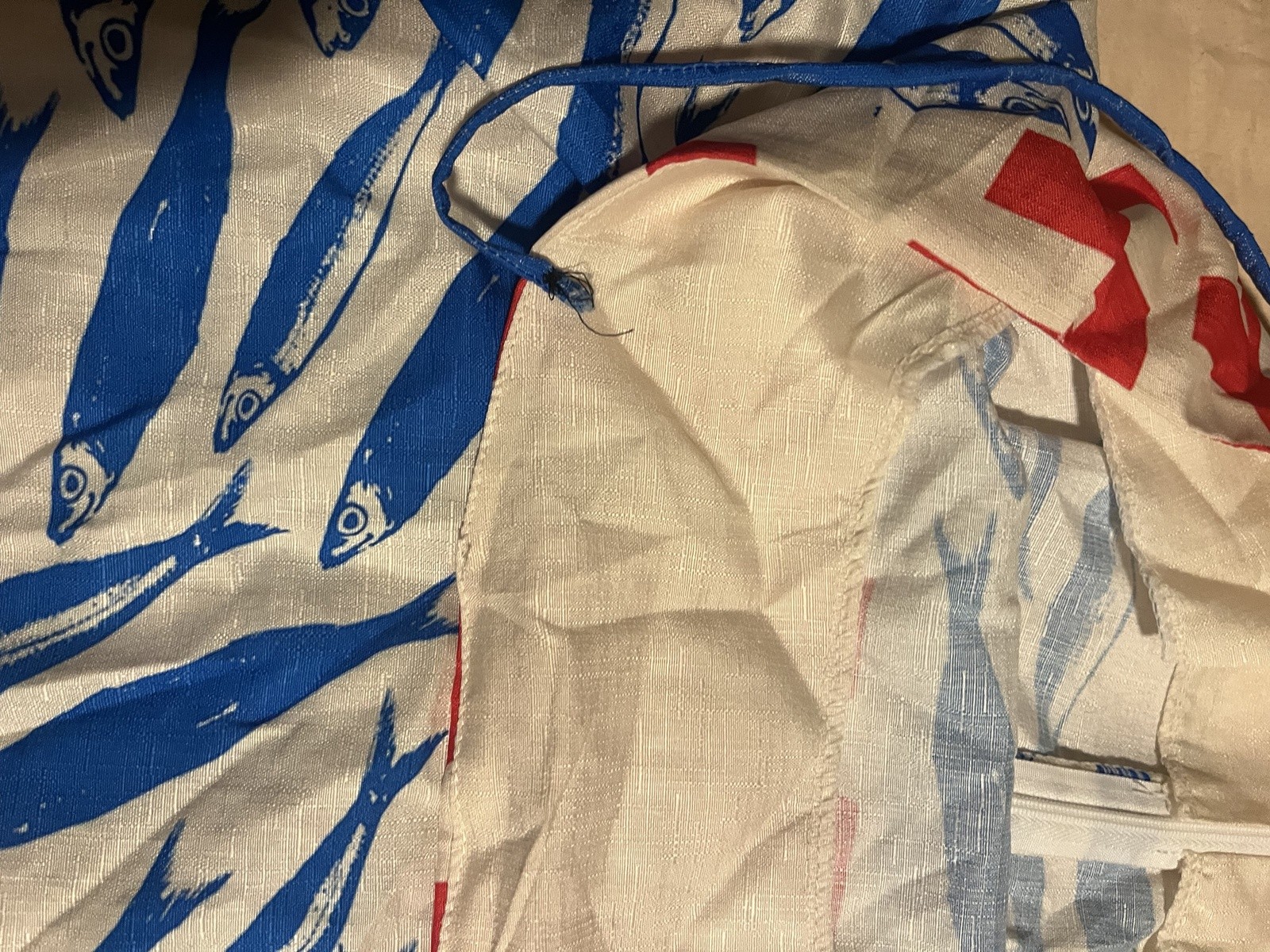 Unbranded Size XXL Fish Print Graphic Slip Dress with Adjustable Stra