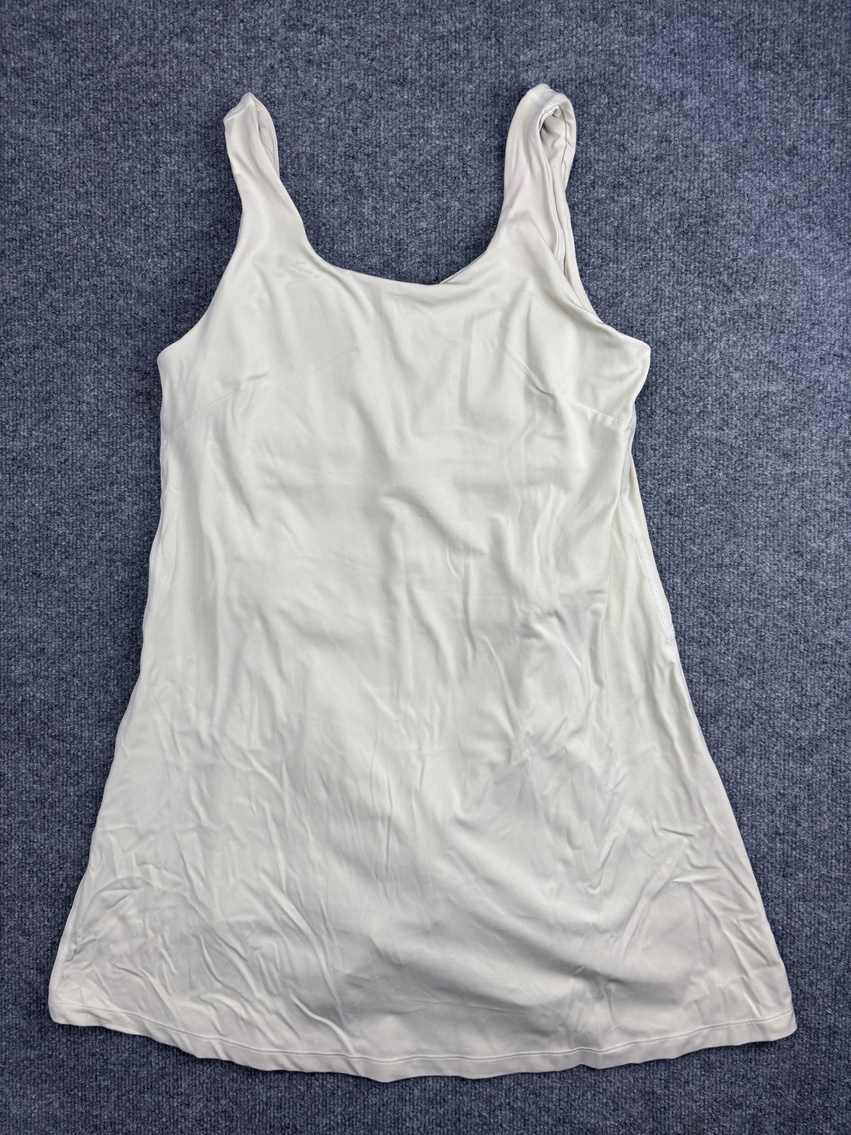 Haven Well Within Lined Dress Womens Large Beige Built in Shorts Bra