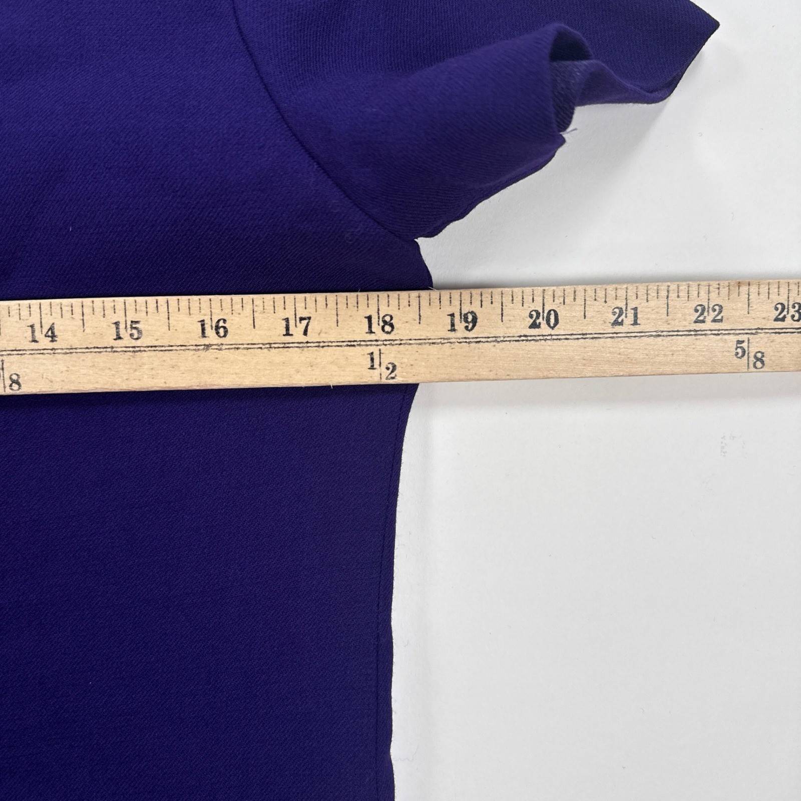 Kate Spade New York Gail Jeweled Shift Dress Womens 10 Purple Wool Embellished
