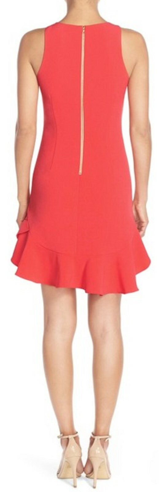 Chelsea28 CORAL SPICE Tiered Ruffle Hem Dress Sz 14 — $148 now $55.99 (63% OFF)