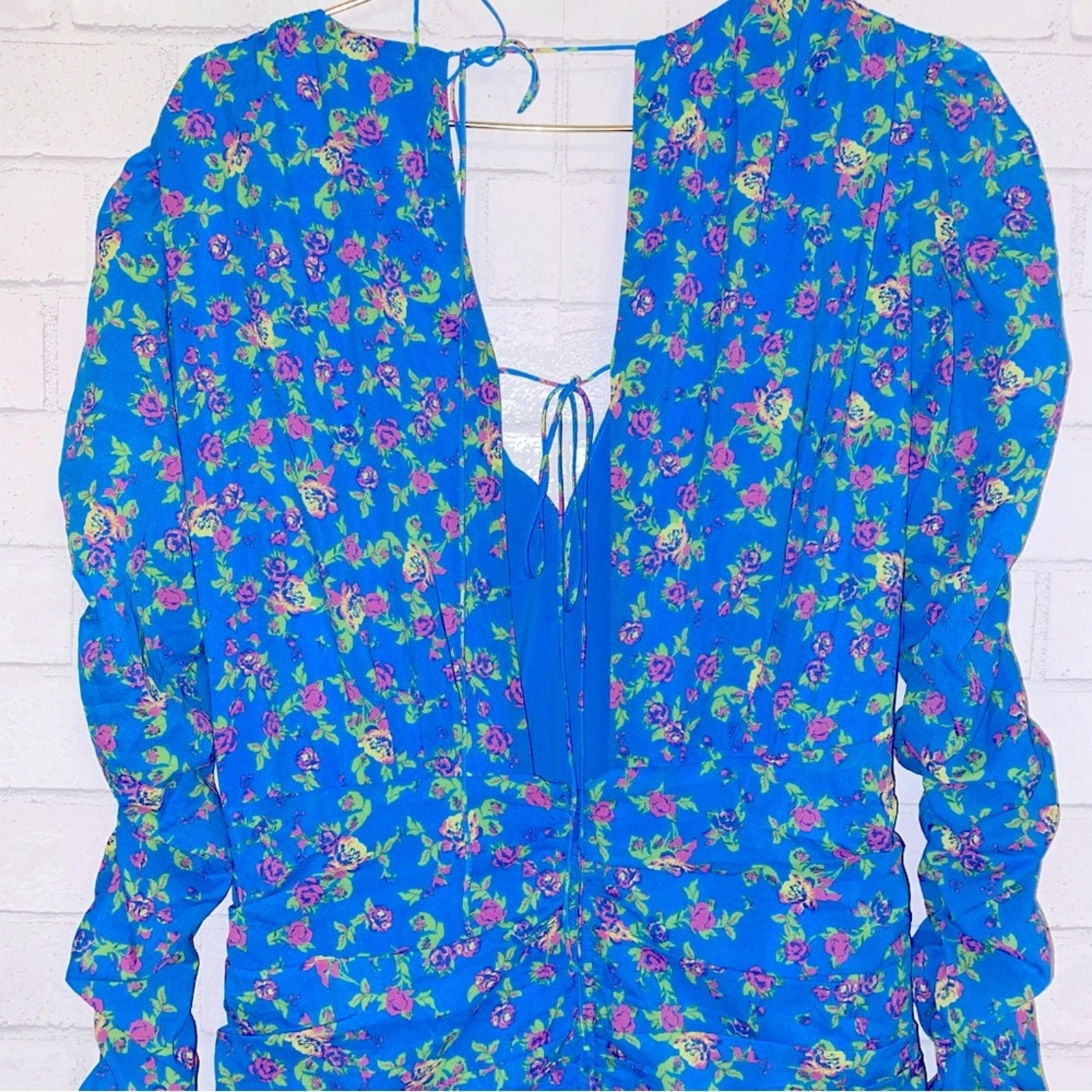 For Love & Lemons $265 Bahama Mini Dress LG EUC