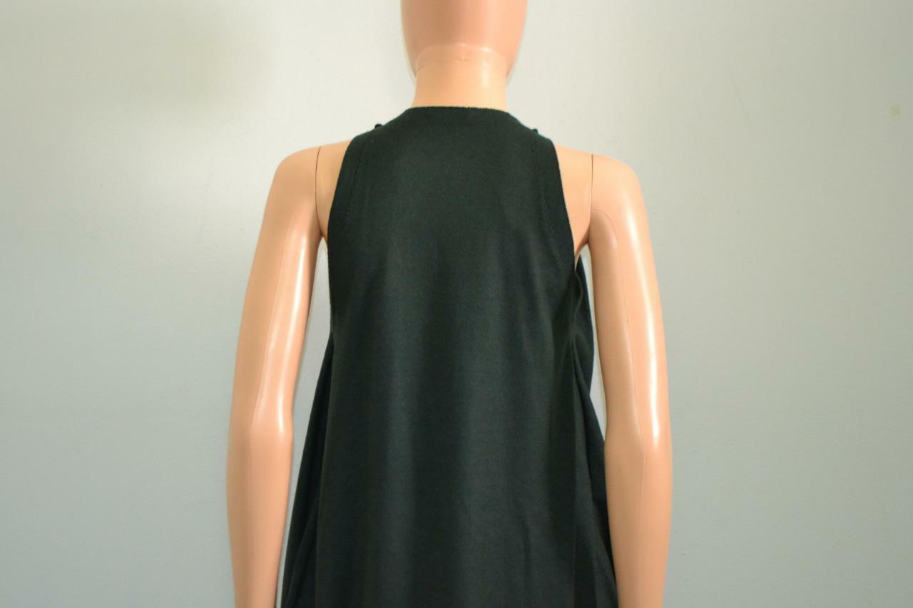 Bottega Veneta Dark Green 100% Wool Tunic/Dress Size 38/US 2