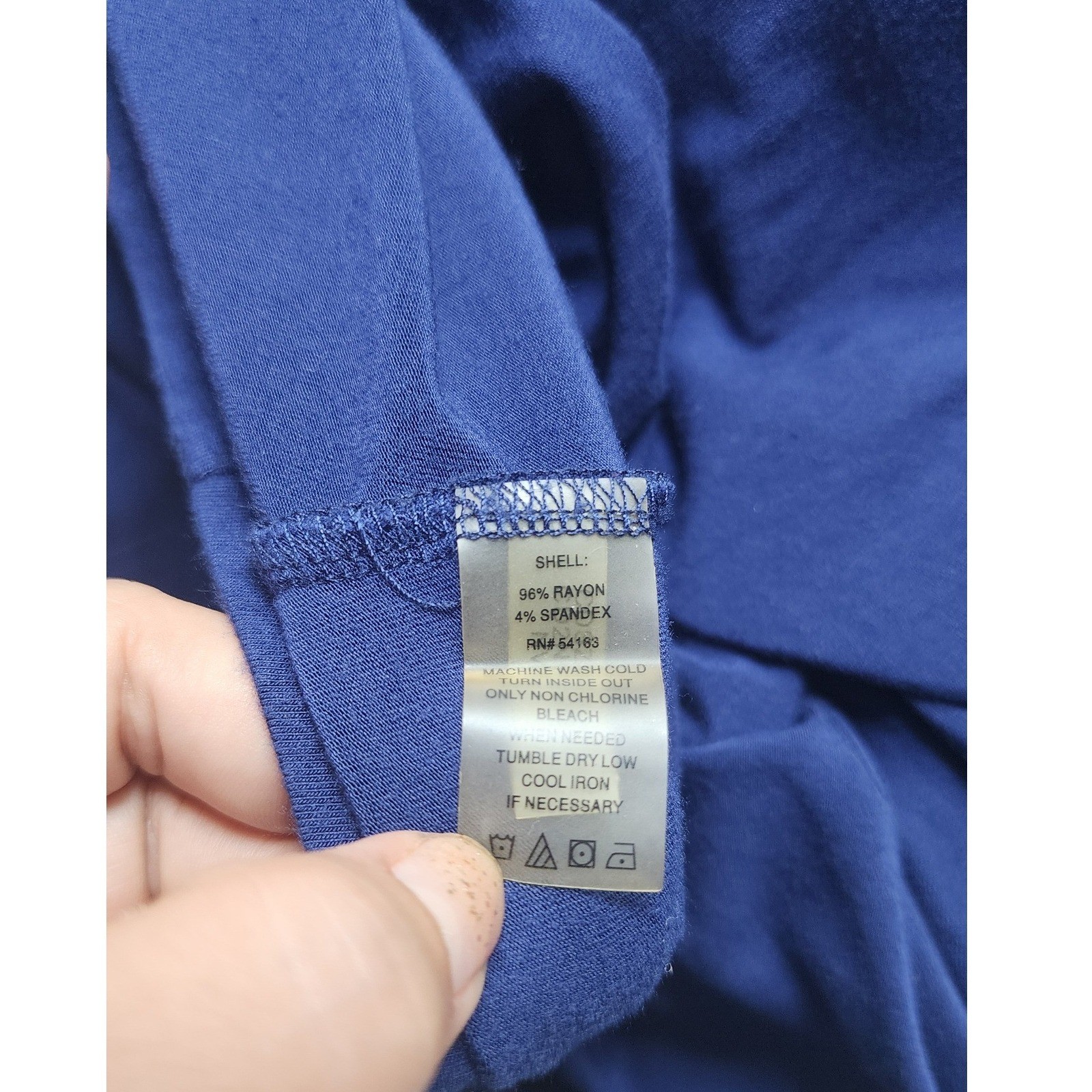 Calvin Klein Royal Blue Empire Waist Pleated Tall Maxi Dress 6 Cozy Comfy Chic