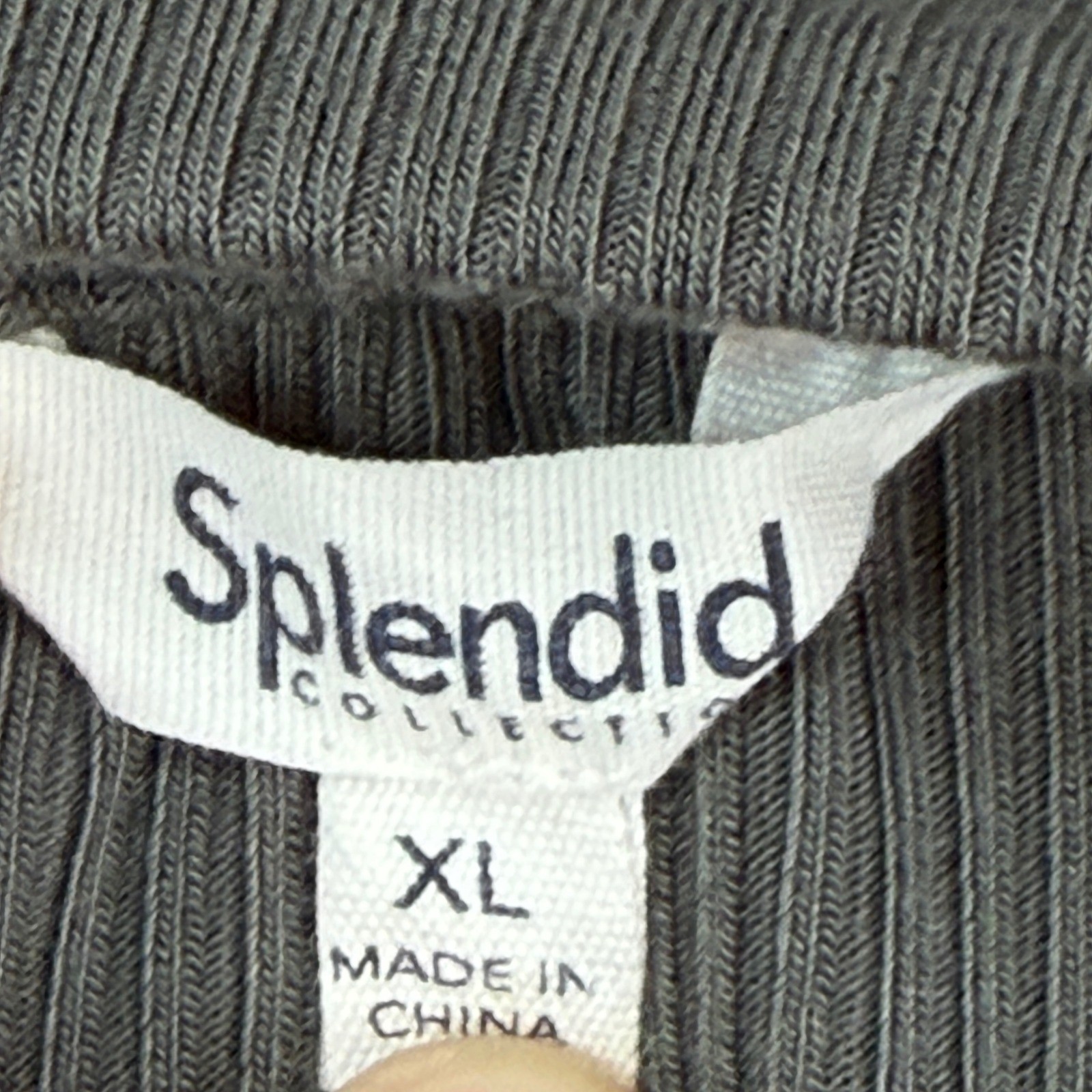Splendid Splendid Collection Ribbed knit T-shirt DressXL