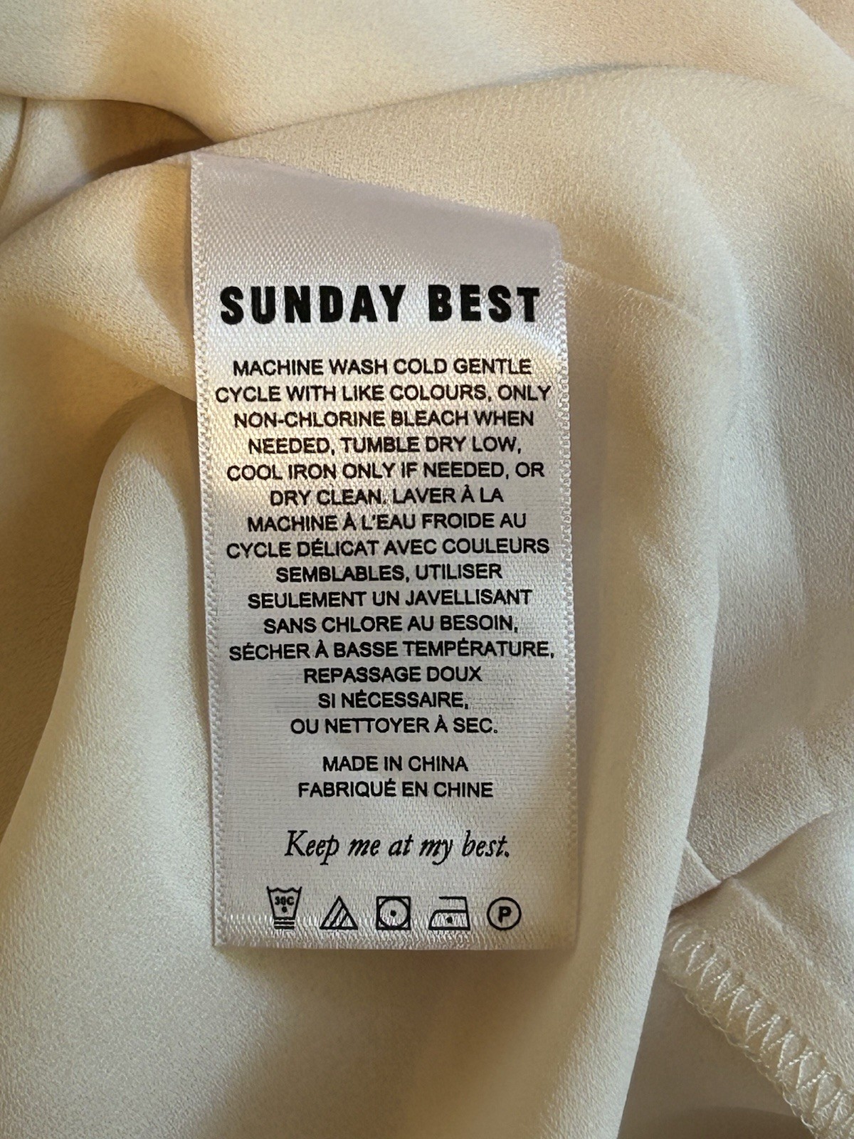 Sunday Best Ivory Chiffon V Neck High Low Wrap Mini Dress Ruffle Hem Size 2