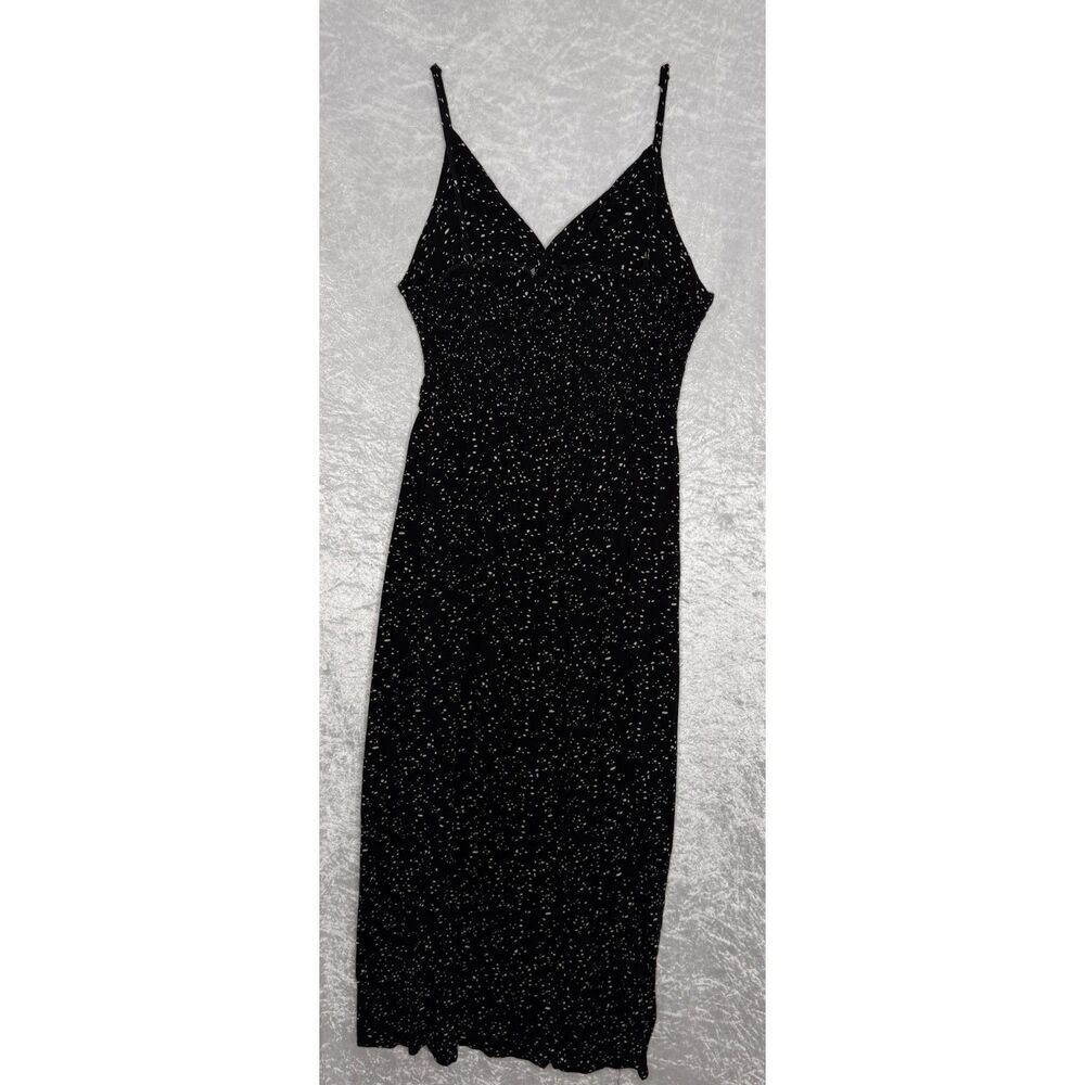 Black & White Spaghetti Strap Summer Dress with Triangle Cutout Size Large