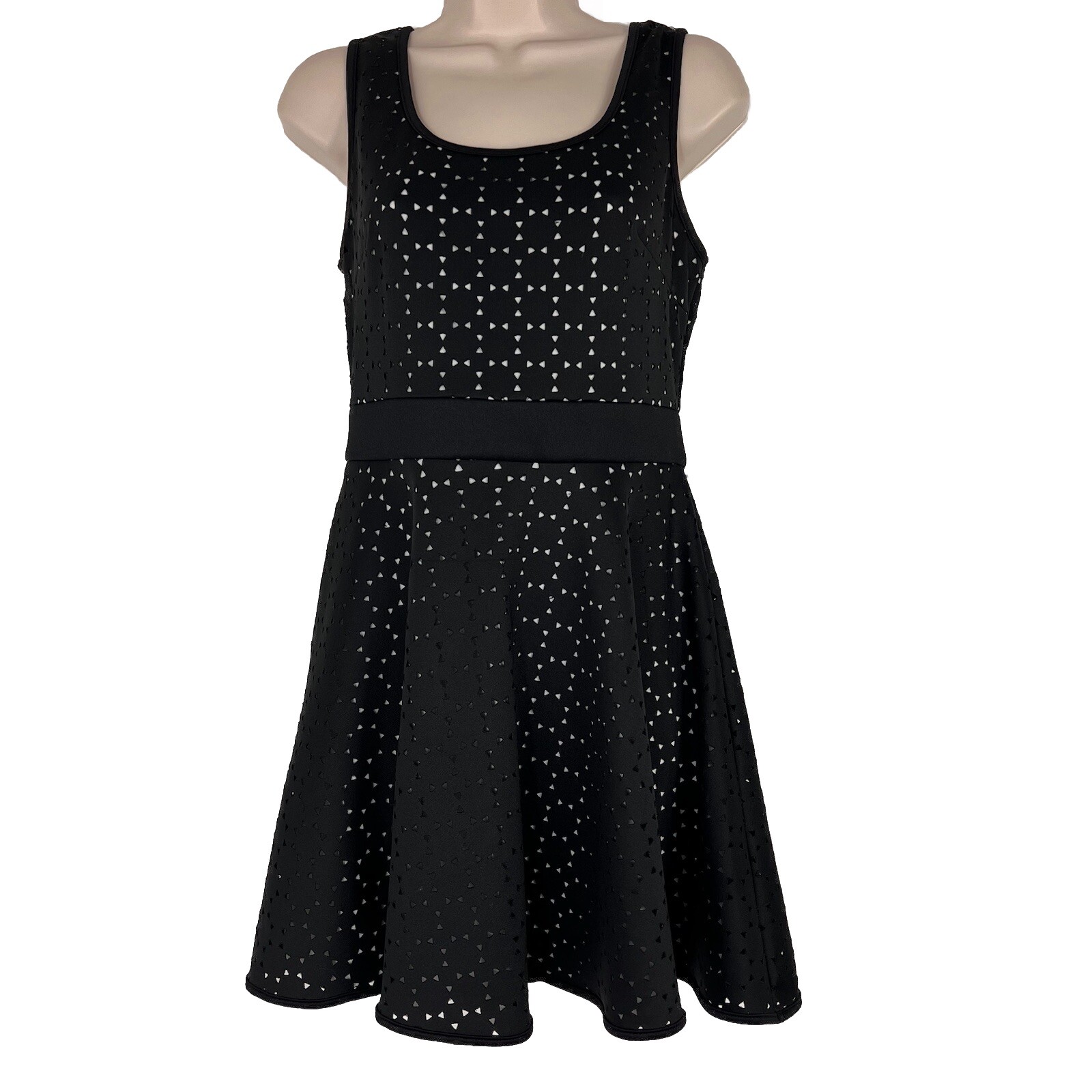 B. Darlin Dress Women’s Size 9/10 Above Knee A Line Sleeveless Black Cocktail