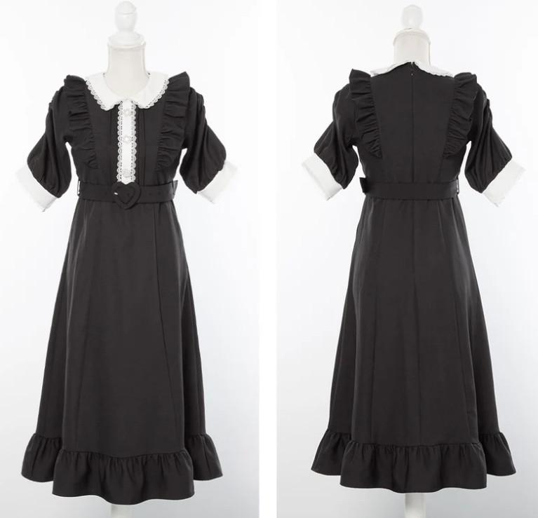 DearMyLove Sparkling Bijou Frill Afternoon Tea Dress Long Kawaii Jirai Kei Japan