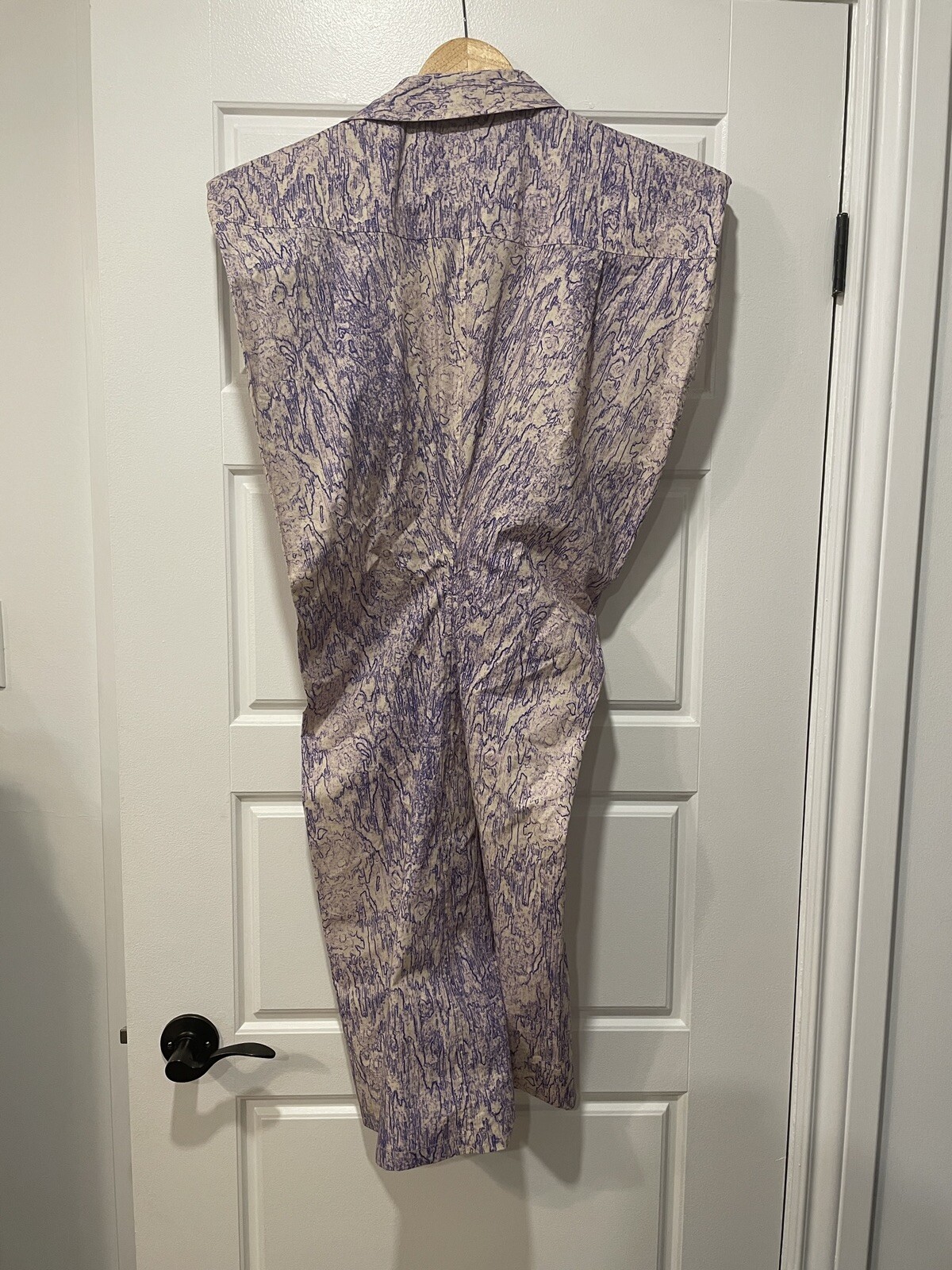 NEW Remain Birger Christensen Purple Marika Dress Shoulder Pads Size 2 Designer