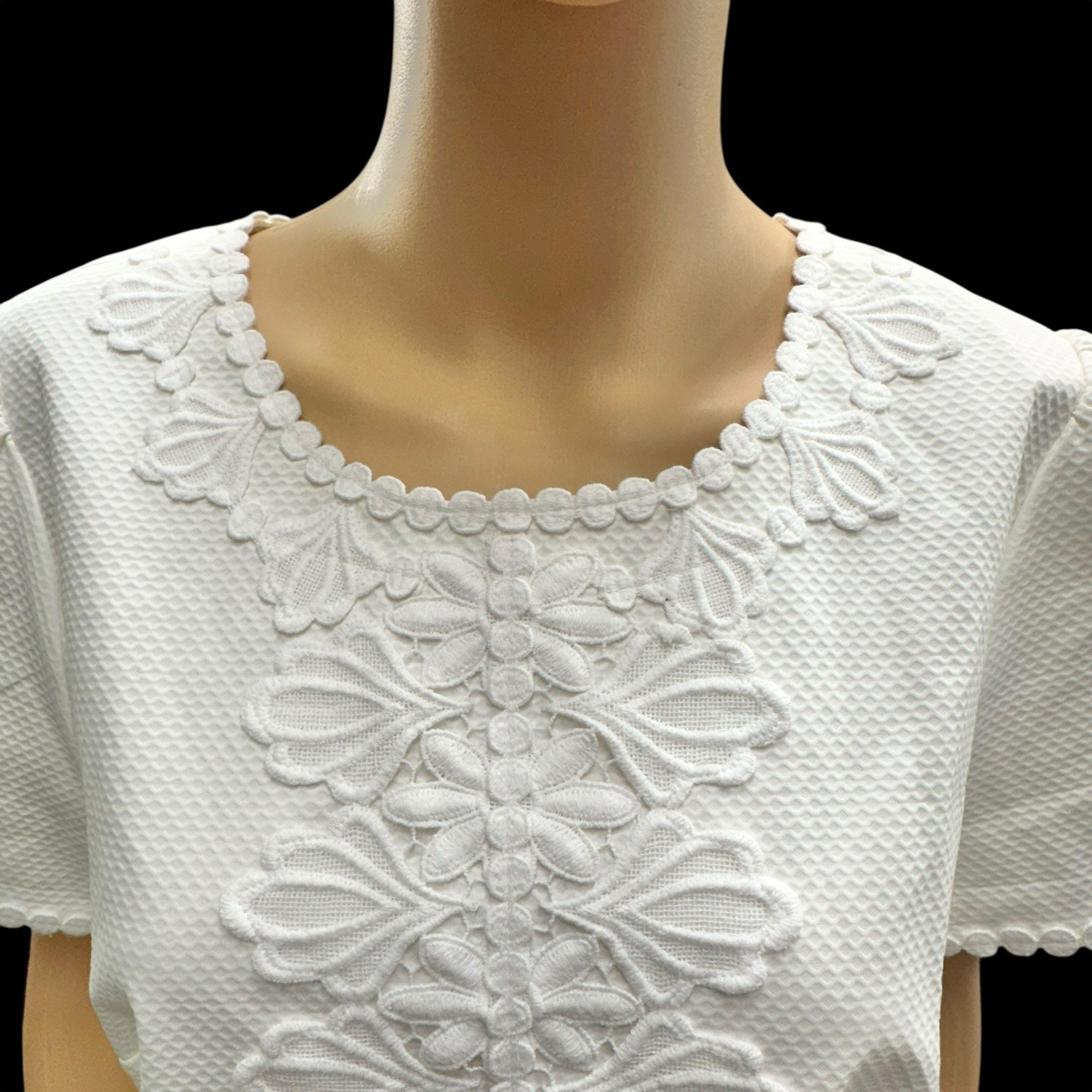 Lilly Pulitzer Maisie Stretch Piqué Shift Dress Resort White Size 12 NWT /cb