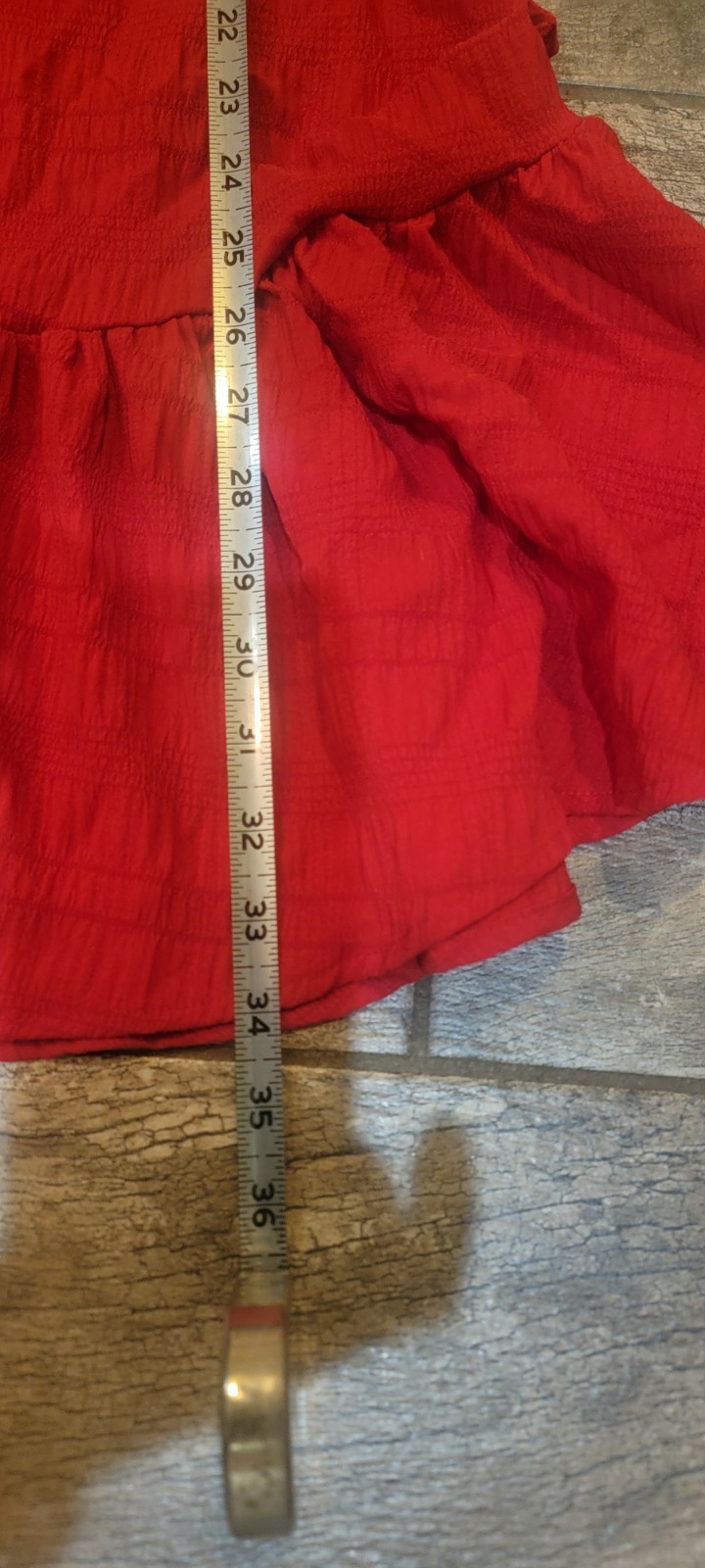 Red dress size lg NEW WOT