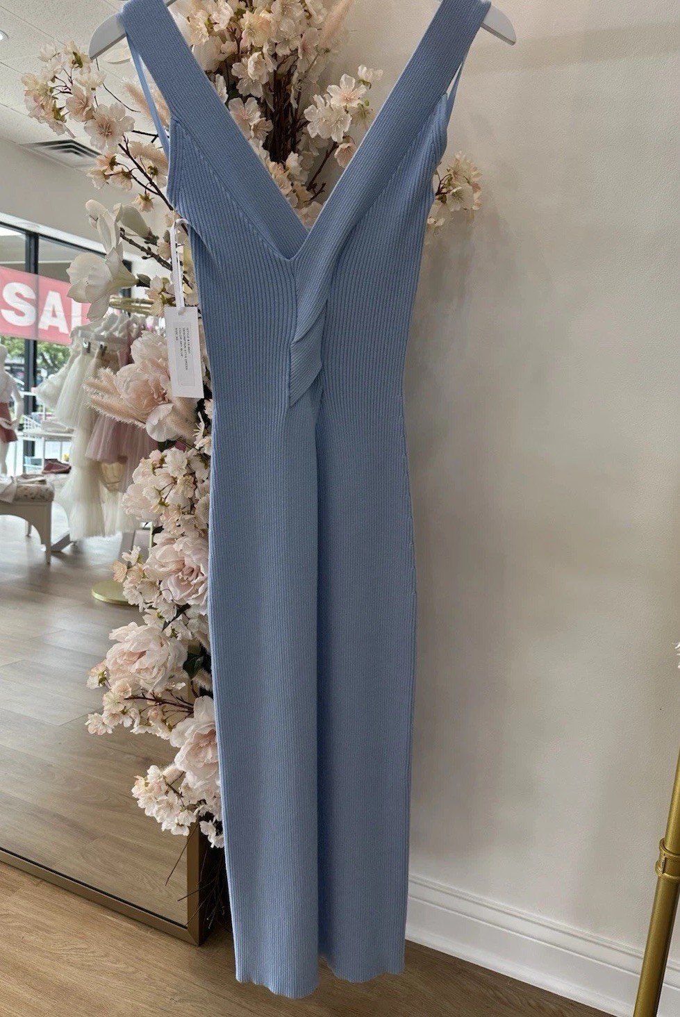 Torn By Ronny Kobo Etta Blue Dress M