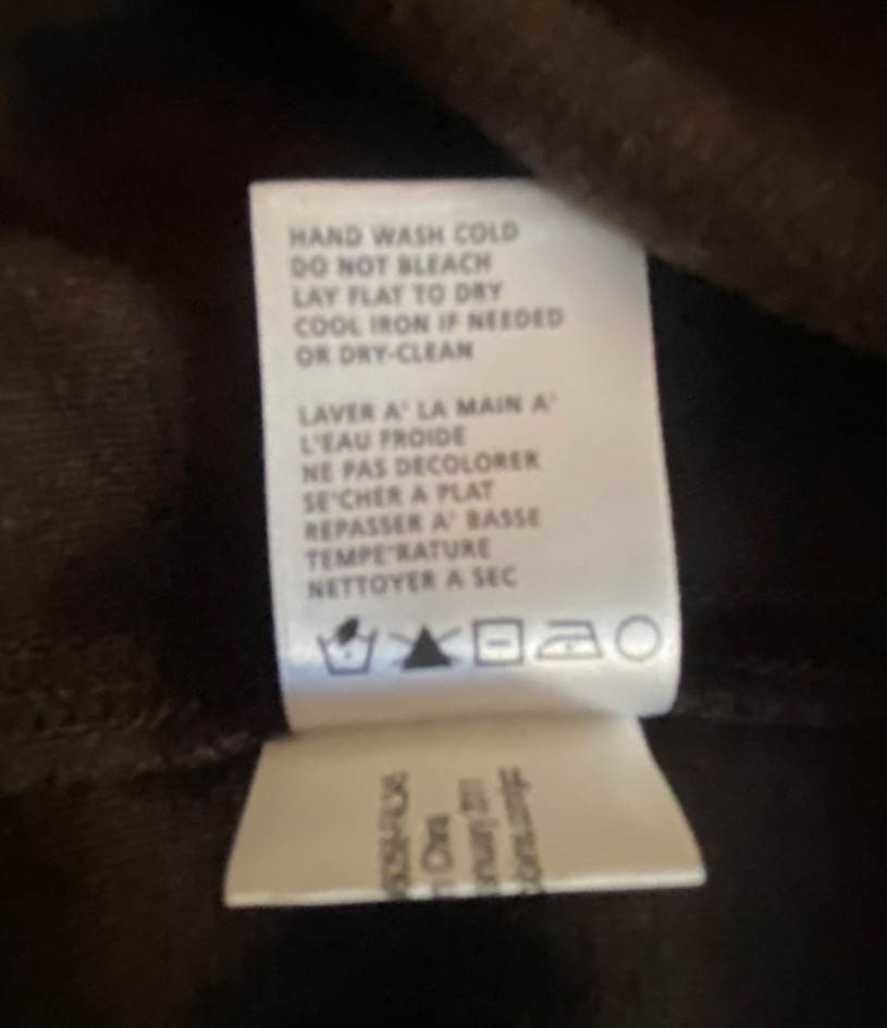 ROYAL ROBBINS Sweater Dress Winter Wool Blend Dk Brown Thermal Draped Neck L NWT