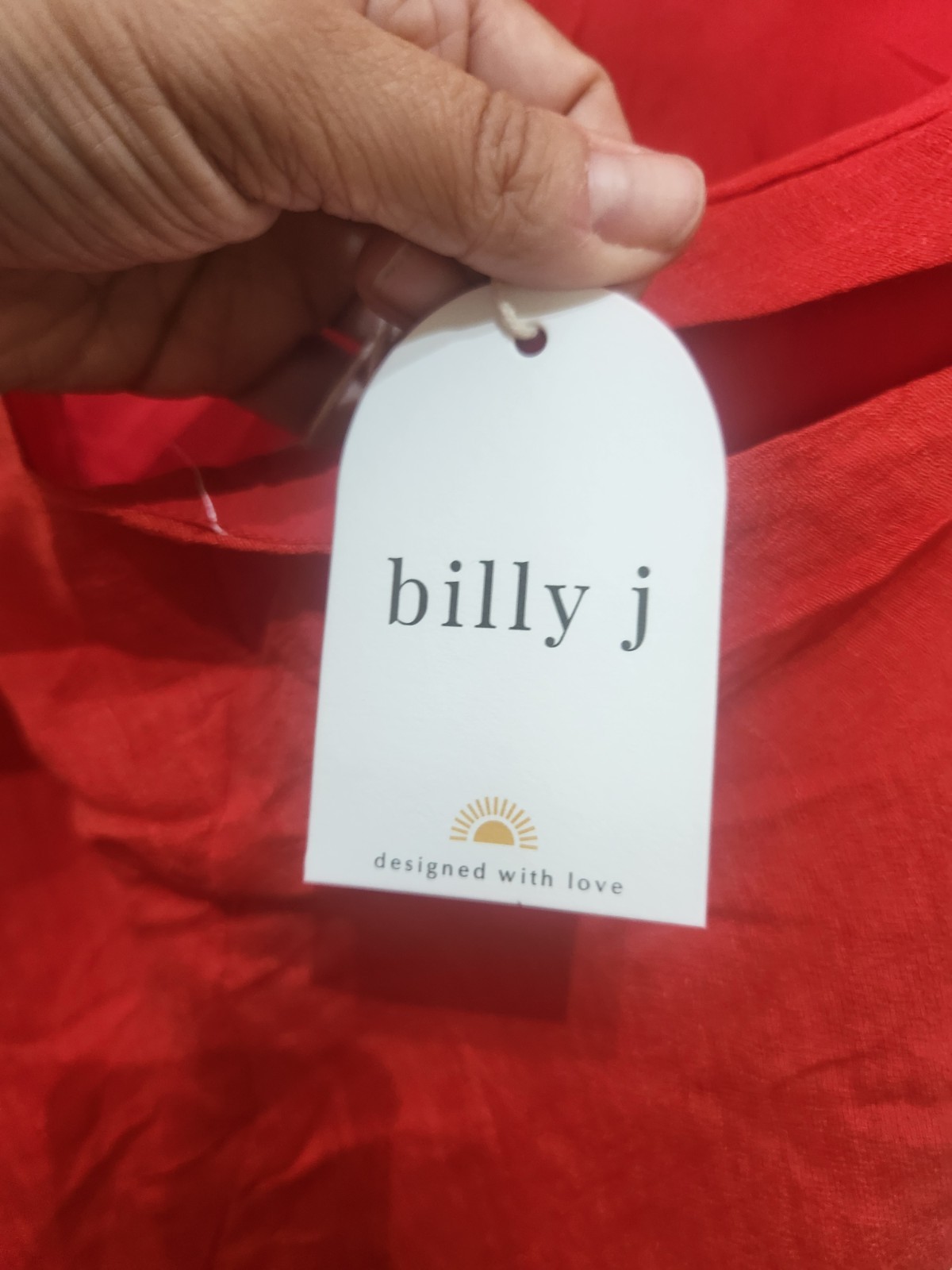 Billy J Red Spaghetti Strap Mini Party Dress Size 10