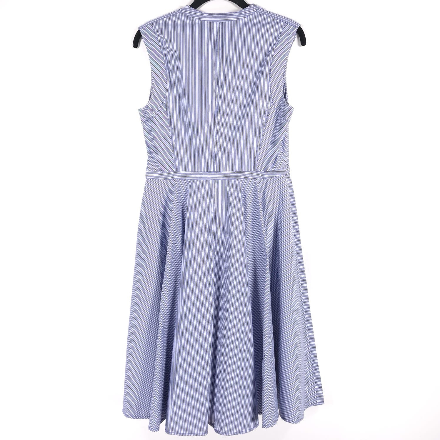 TORY BURCH Mini Dress Flare Size 4 Sleeveless Pleats Cotton Blend Style 13131464