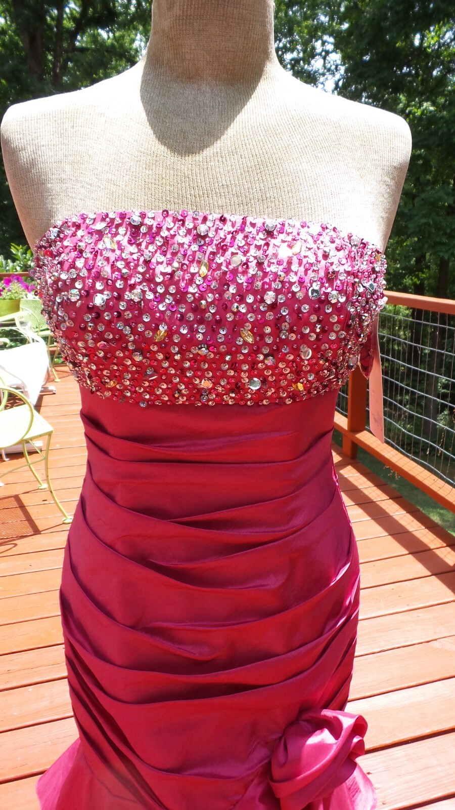 NEW Cinderella – Raspberry Pink Holiday Party Formal Evening Prom Dress size 8/M