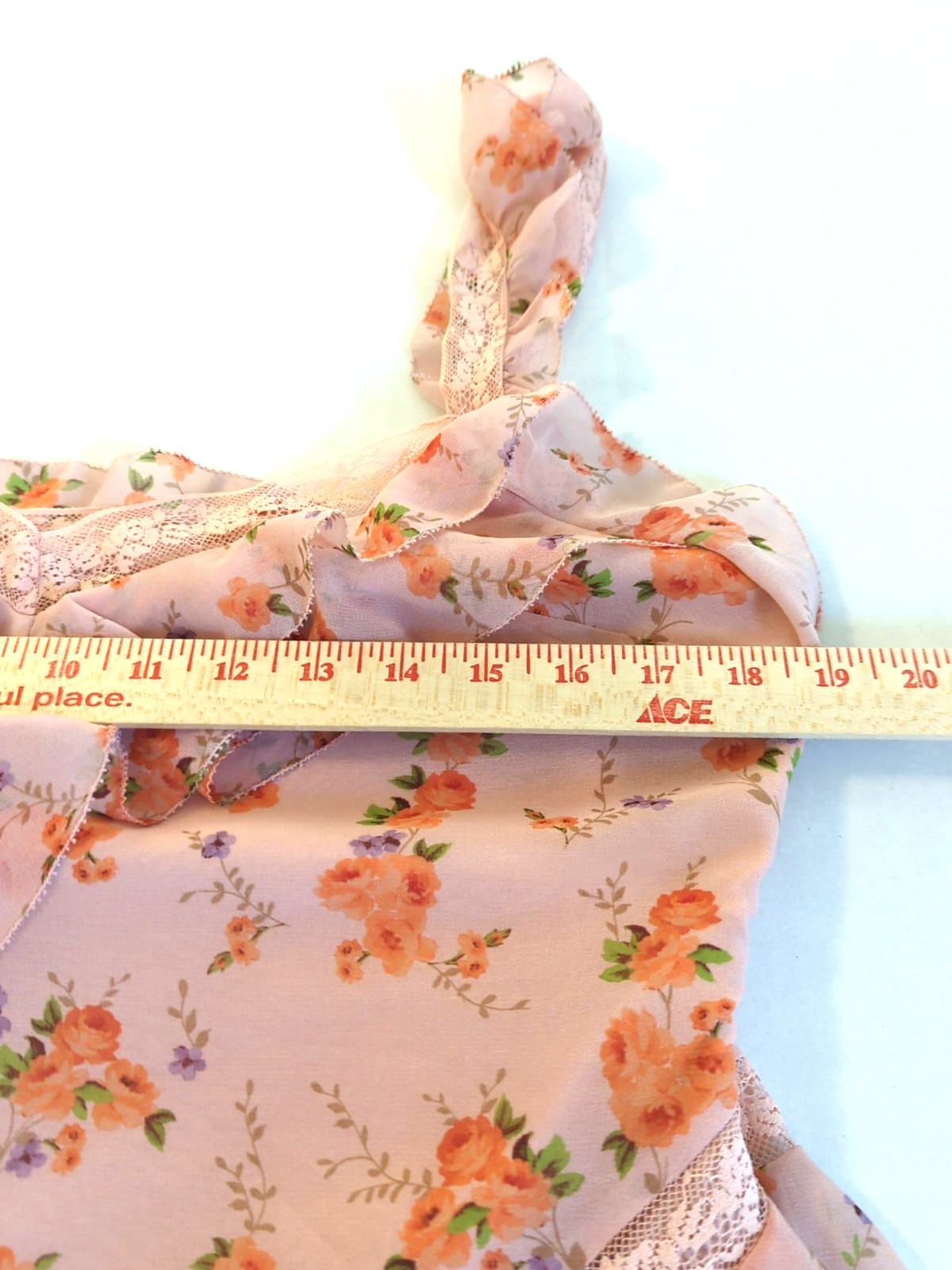 Altar’d State Mini Dress XL Tiered Ruffle Lace Pink Floral Fairy Inspired Sexy