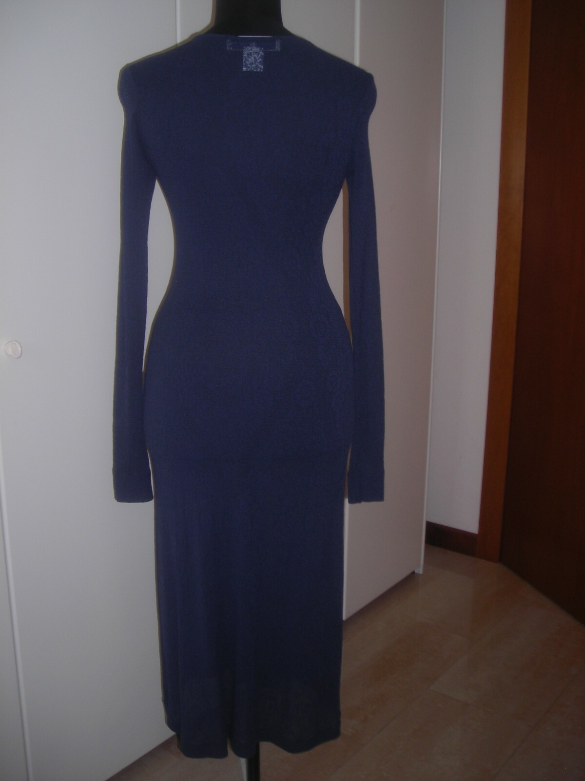 GUGLIELMO CAPONE – LONG DRESS – BLUE – SIZE 44 – ELEGANT