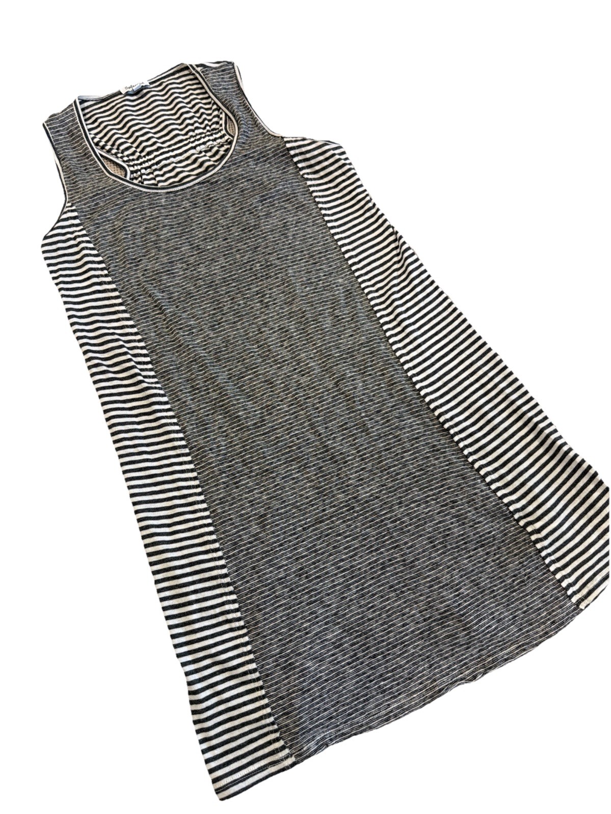 Striped Short Sleeve Maxi Dress By Splendid Size Small, Soft Stretchy Womens