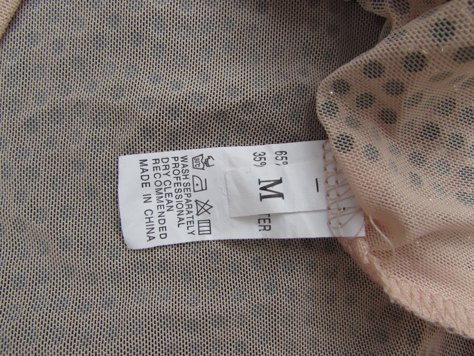 Sleeveless Sheath Sheer Mesh Embellished Rhines Mini Dress Pink Unbranded Size M