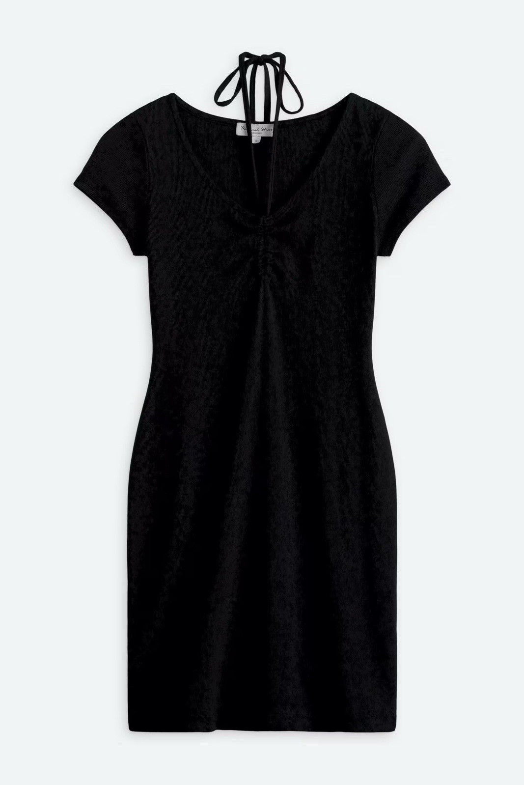 Michael Stars Lani Knit Mini Dress – Black – Medium
