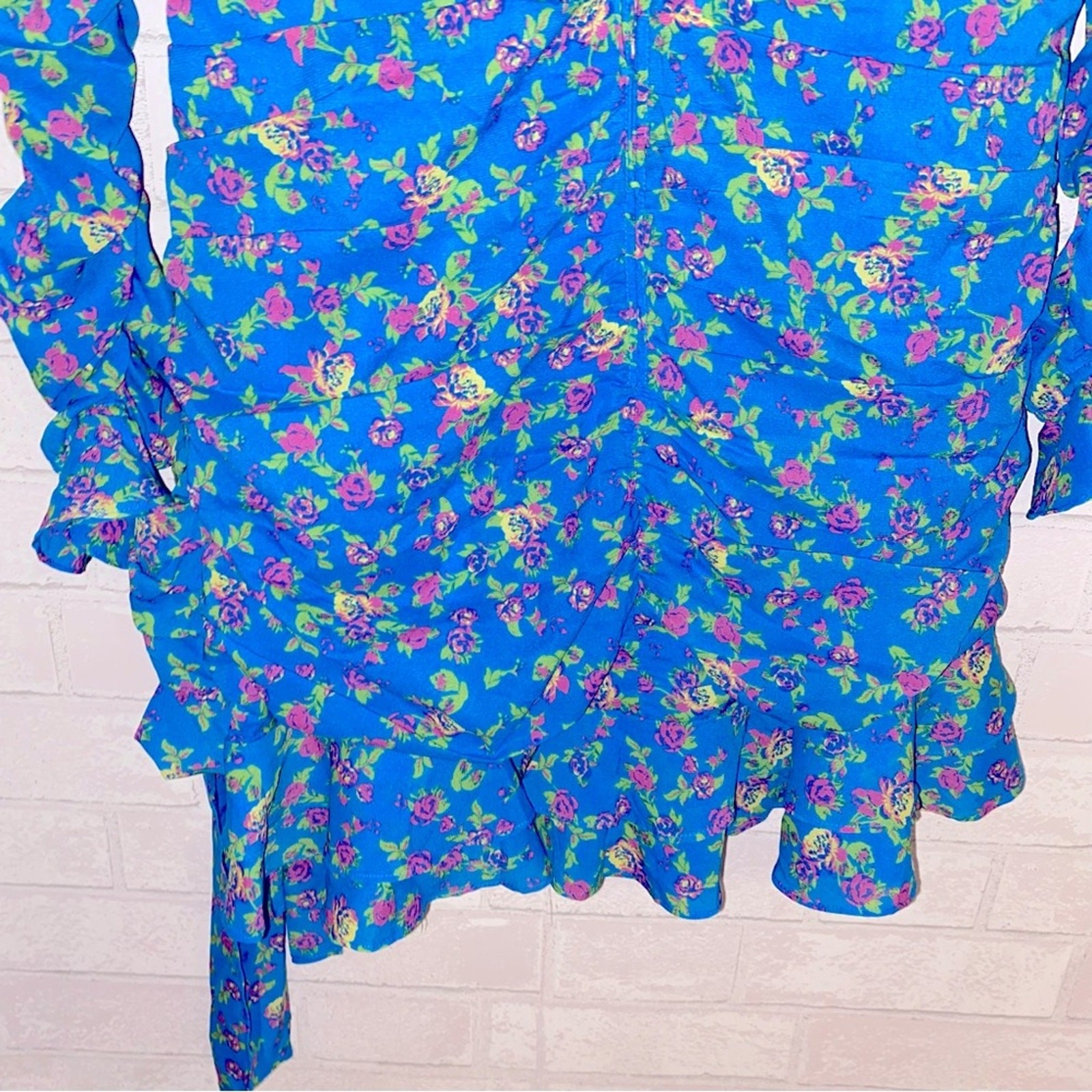 For Love & Lemons $265 Bahama Mini Dress LG EUC