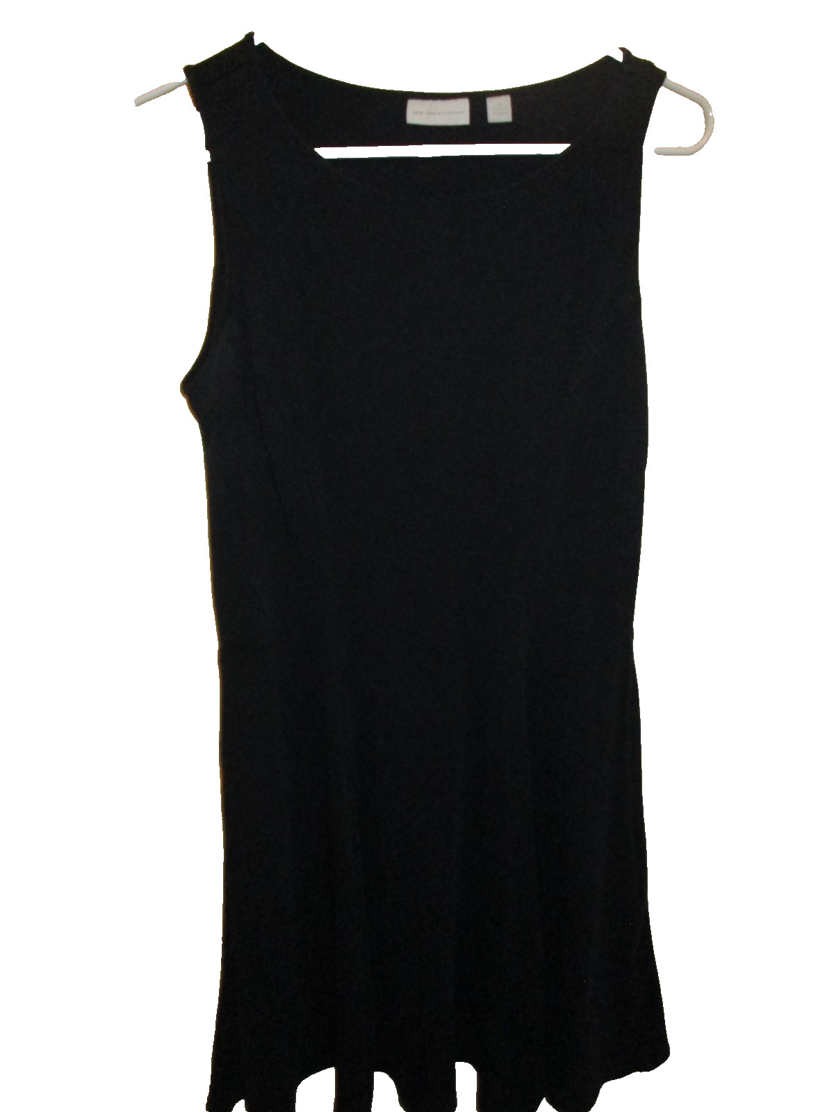 Black Dress Ladies V Neck 14 by New York & C0/ Sleeveless Machine Washable