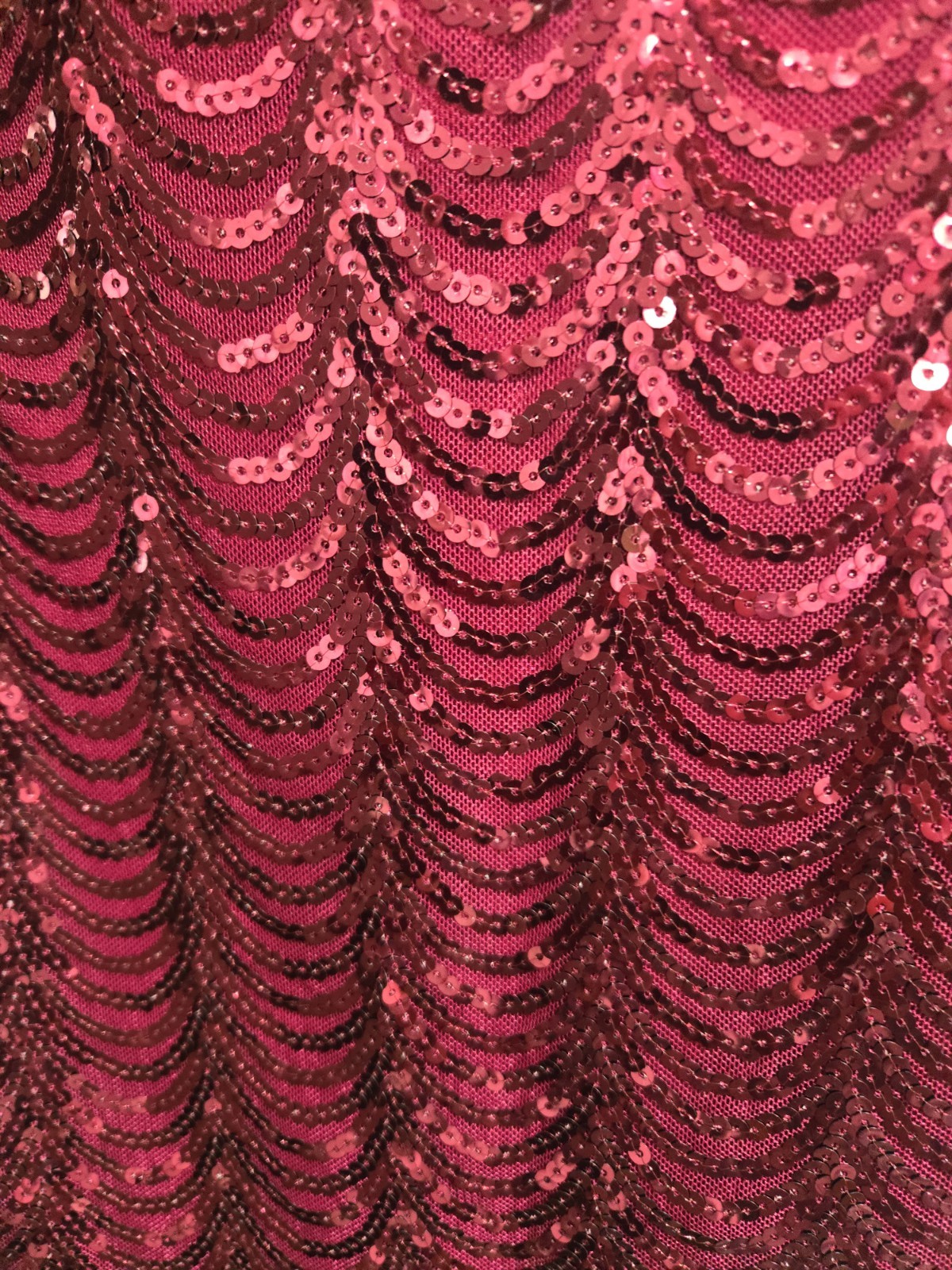 Charlotte Russe Burgundy Bodycon Mini Sequence Cocktail Dress Woman’s XS